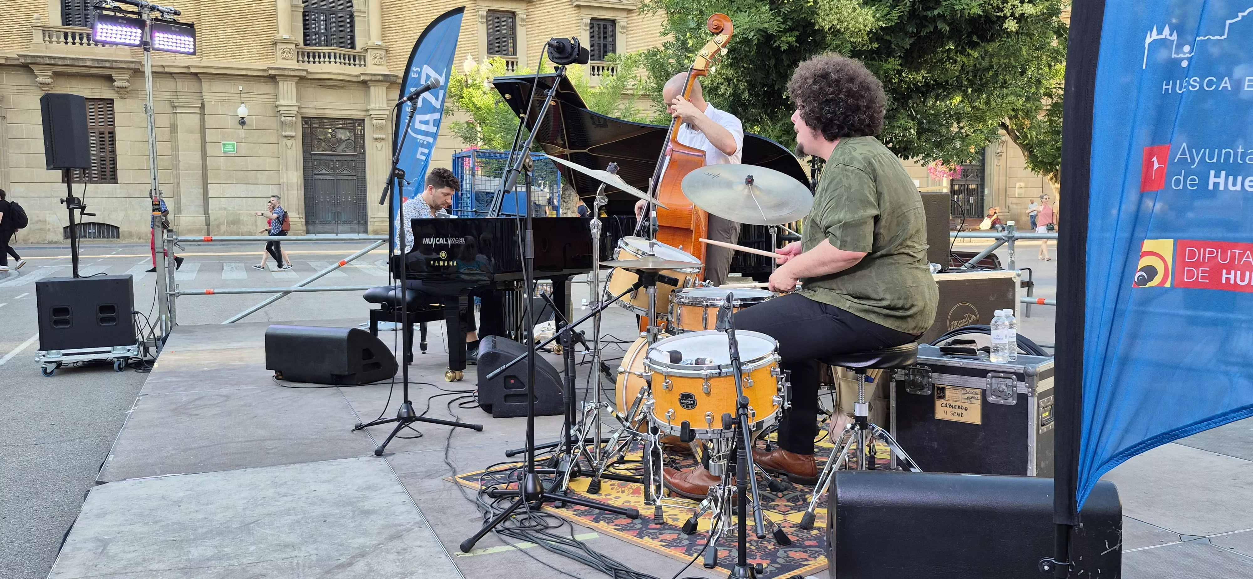 Lucas Herrera Trío en Huesca es Jazz. Foto Myriam Martínez 