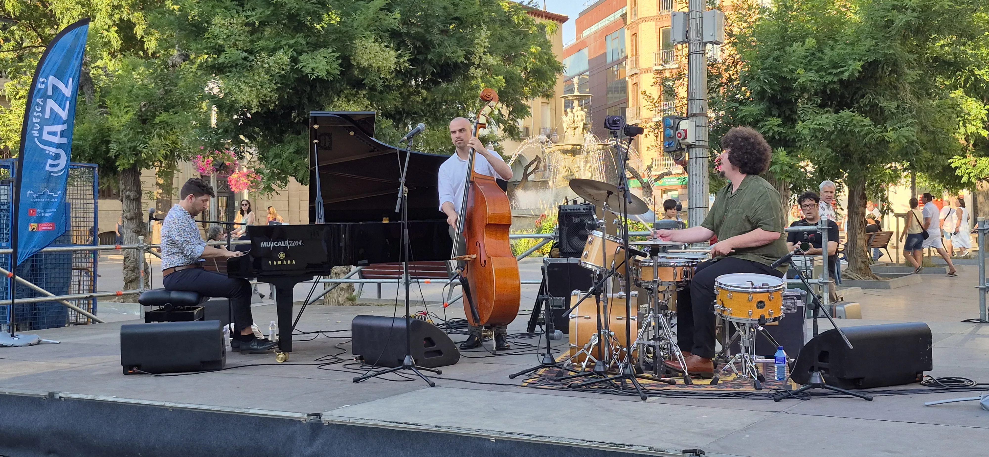 Lucas Herrera Trío en Huesca es Jazz. Foto Myriam Martínez 
