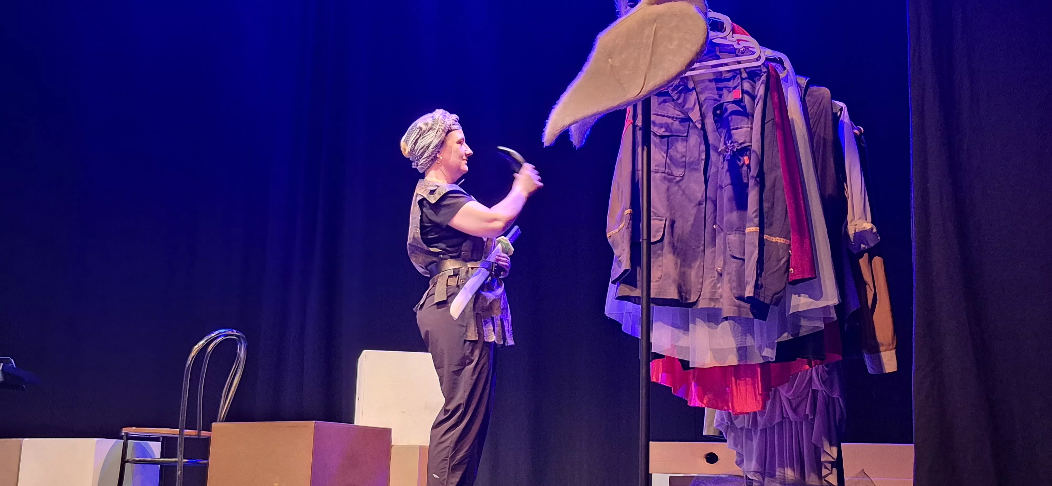 Infinito Teatro en la Muestra Joven con Desmontando a Shakespeare. Foto Myriam Martínez