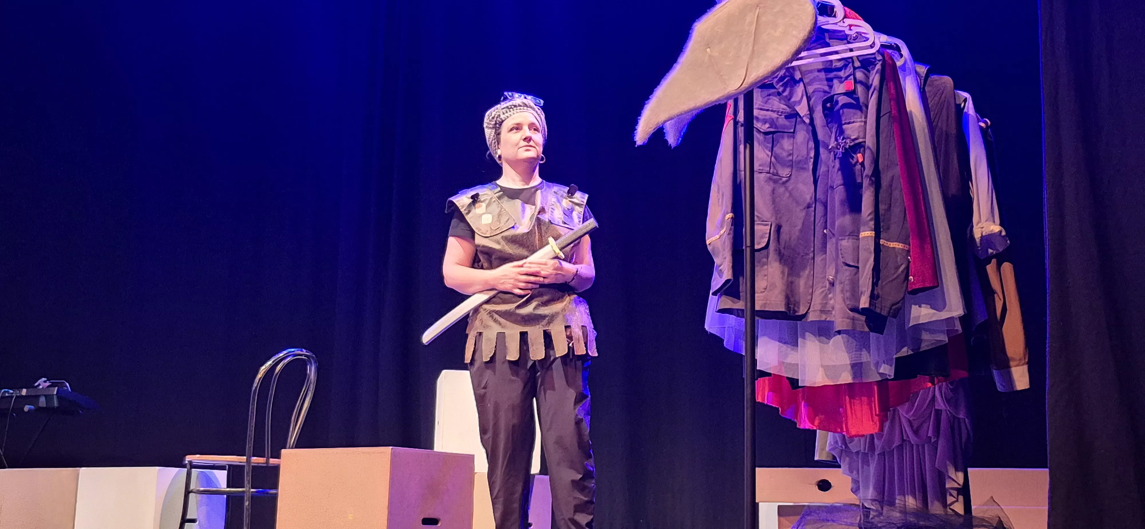 Infinito Teatro en la Muestra Joven con Desmontando a Shakespeare. Foto Myriam Martínez