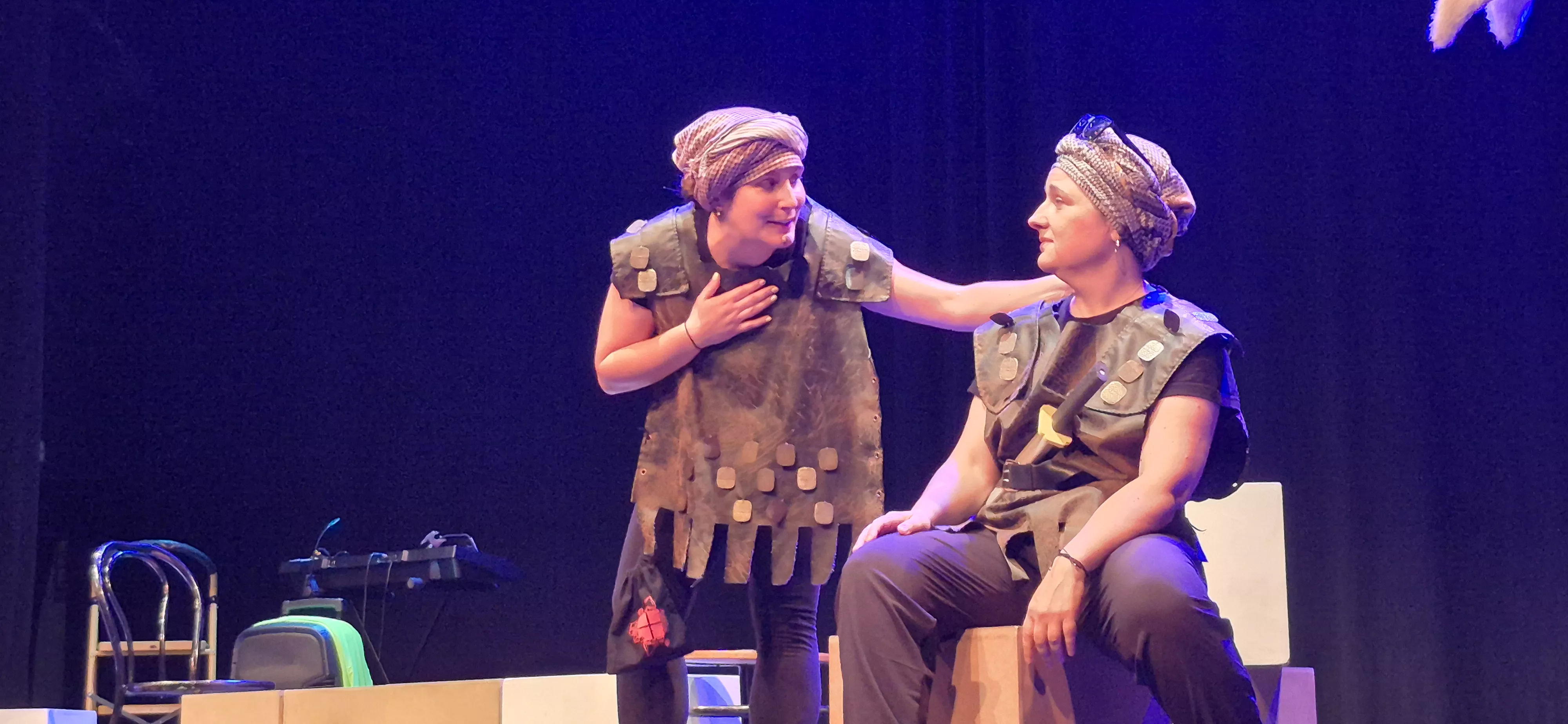 Infinito Teatro en la Muestra Joven con Desmontando a Shakespeare. Foto Myriam Martínez
