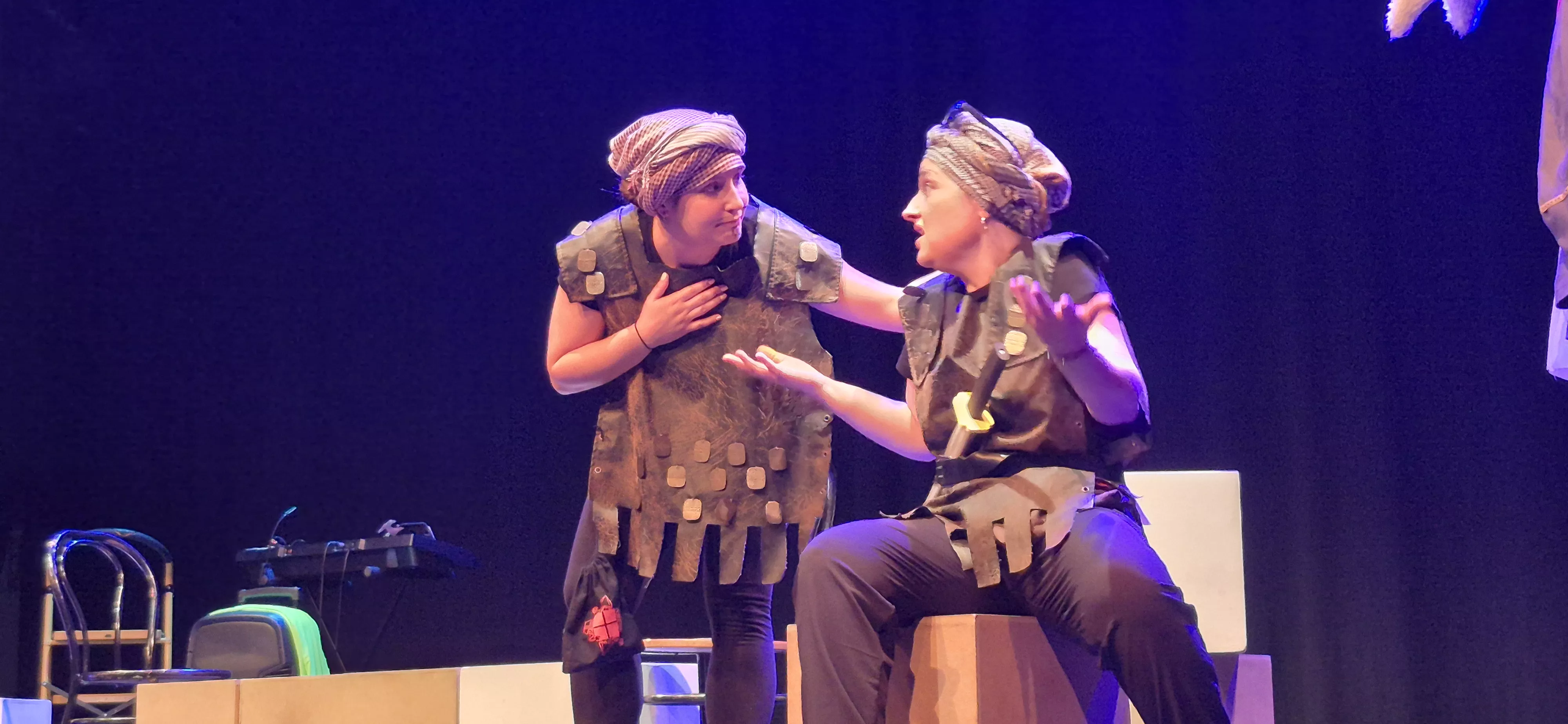 Infinito Teatro en la Muestra Joven con Desmontando a Shakespeare. Foto Myriam Martínez