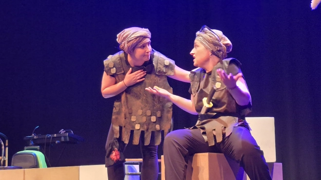Infinito Teatro en la Muestra Joven con Desmontando a Shakespeare. Foto Myriam Martínez