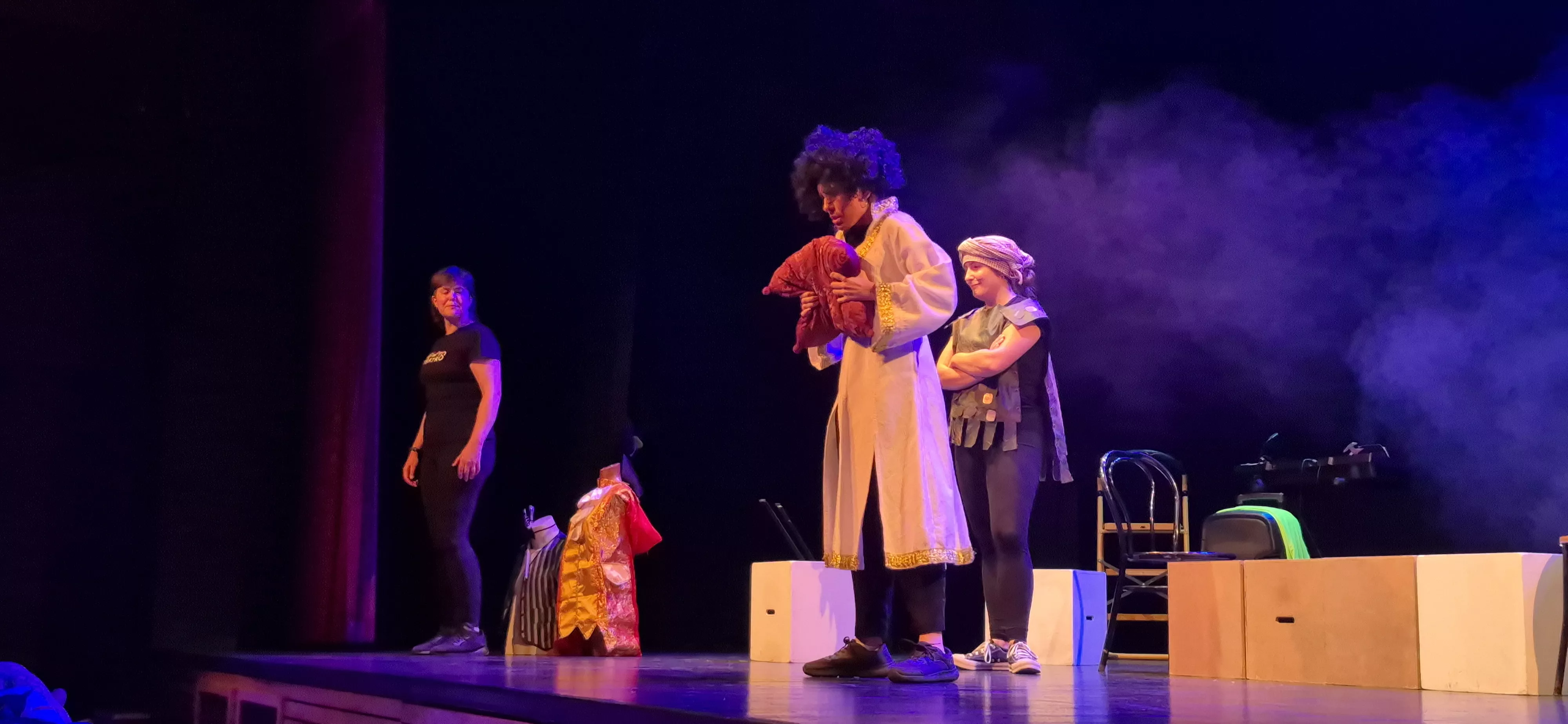 Infinito Teatro en la Muestra Joven con Desmontando a Shakespeare. Foto Myriam Martínez