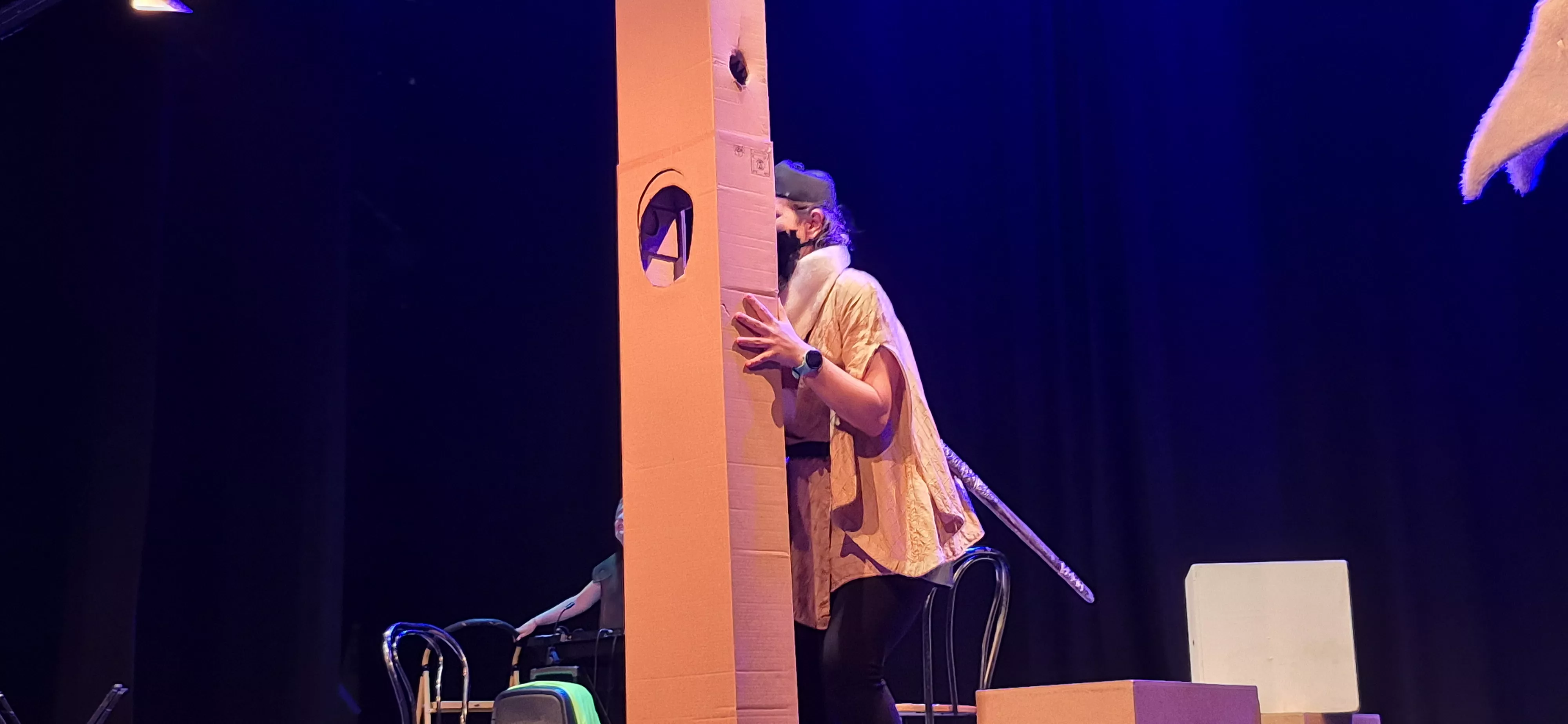 Infinito Teatro en la Muestra Joven con Desmontando a Shakespeare. Foto Myriam Martínez