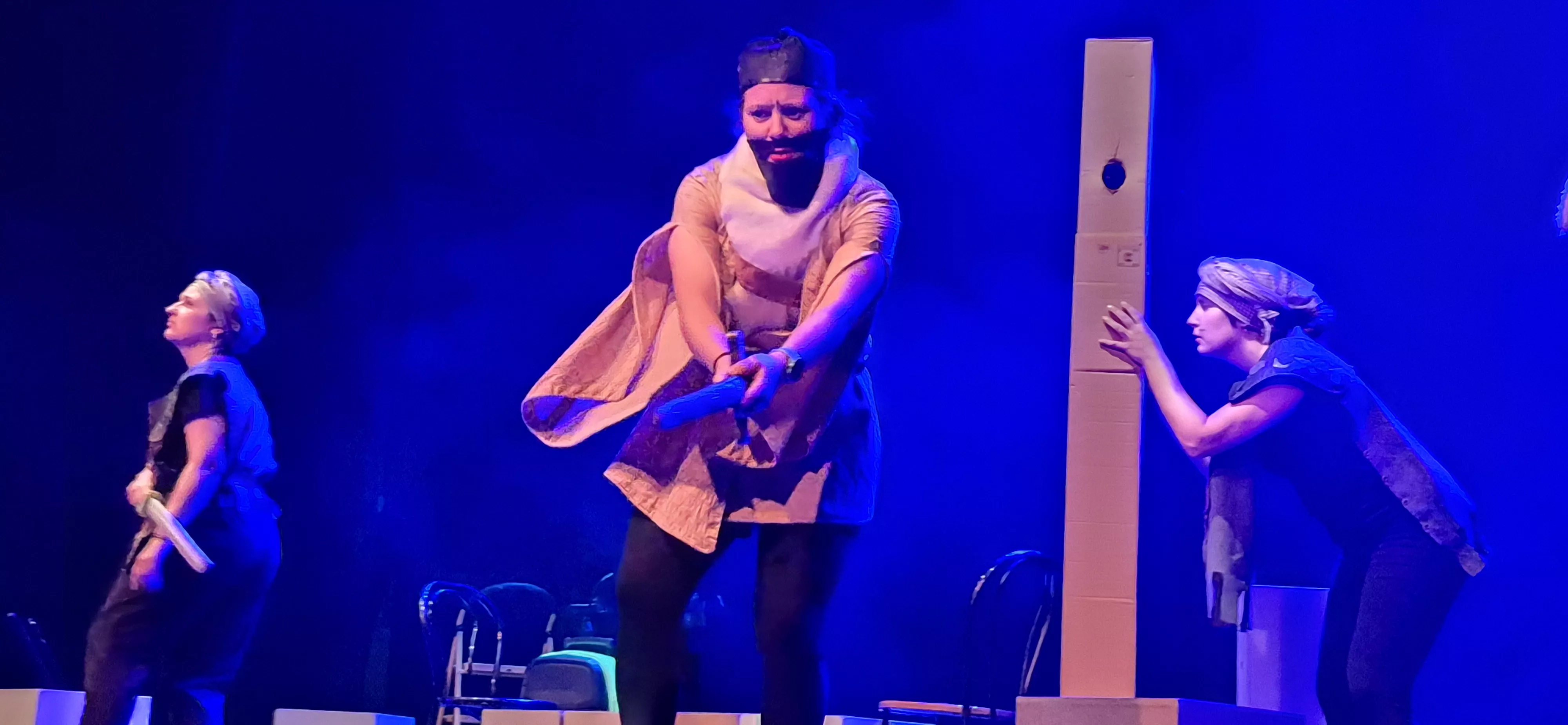 Infinito Teatro en la Muestra Joven con Desmontando a Shakespeare. Foto Myriam Martínez