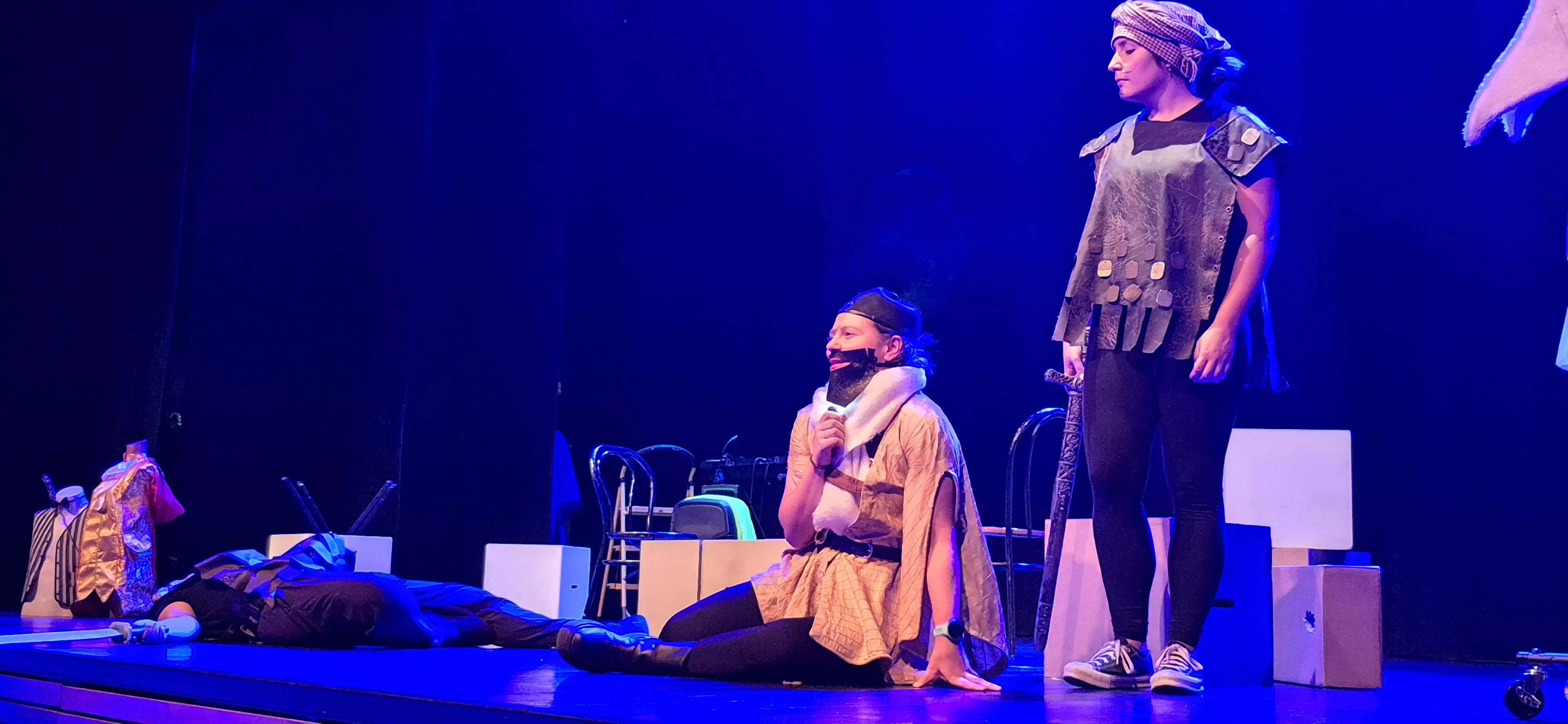 Infinito Teatro en la Muestra Joven con Desmontando a Shakespeare. Foto Myriam Martínez