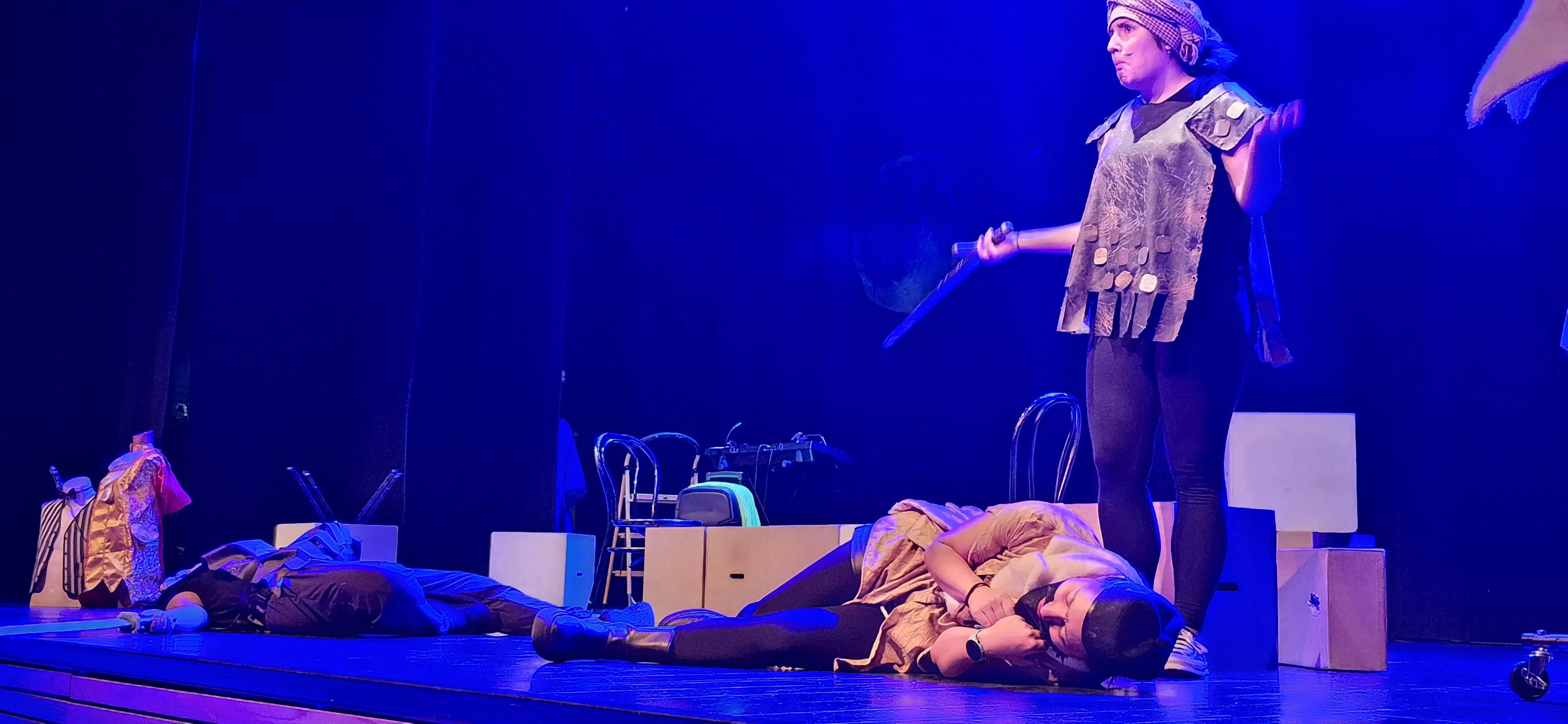 Infinito Teatro en la Muestra Joven con Desmontando a Shakespeare. Foto Myriam Martínez