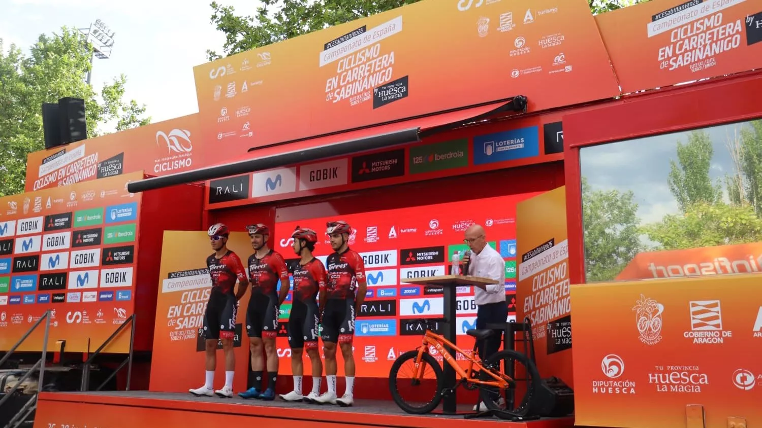 Campeonato de España de ciclismo en Sabiñánigo. Torres Sobato.
