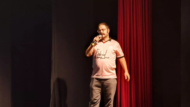 Imprevistos y Cía. lleva el cine a la Muestra de Teatro y Danza Joven. Foto María José Sampietro Brosed