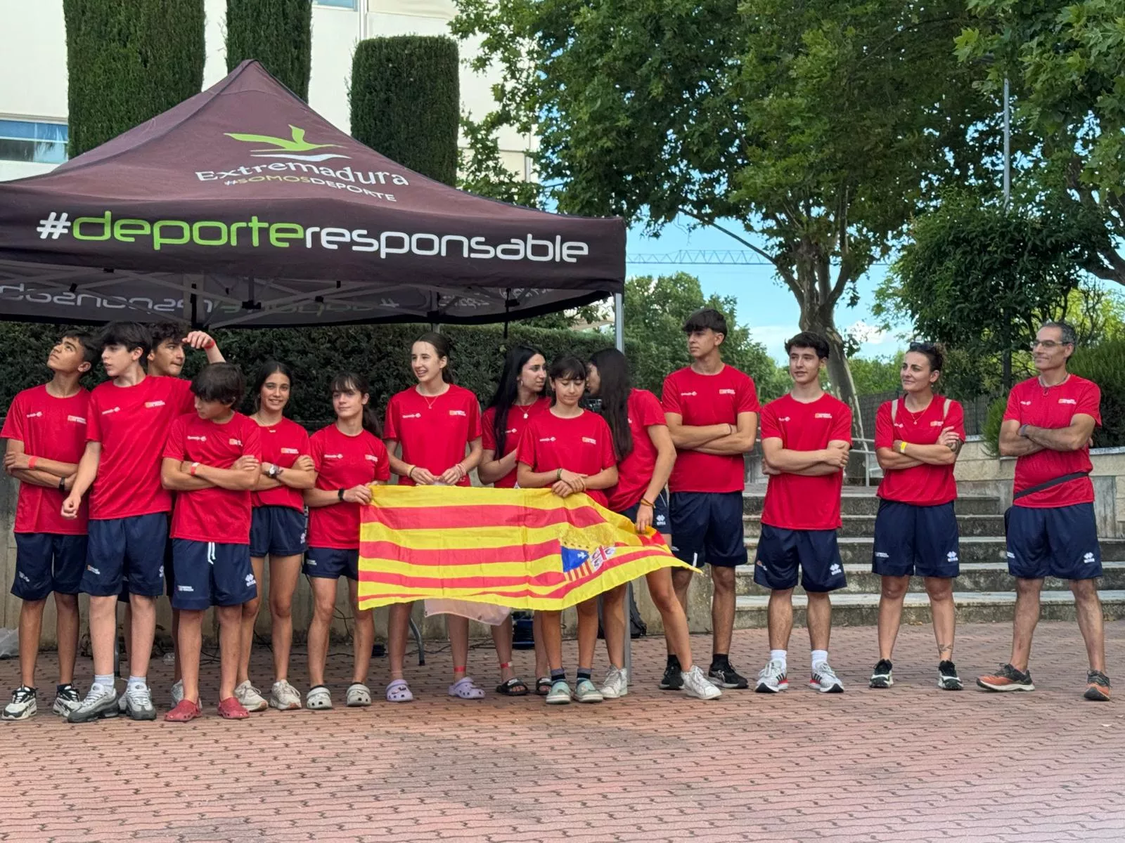 Selección aragonesa de escalada.