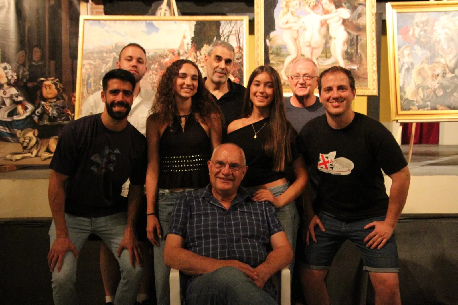 Agustín Lorés en el Corral de Comedias de Robres. Foto Carlos Neofato