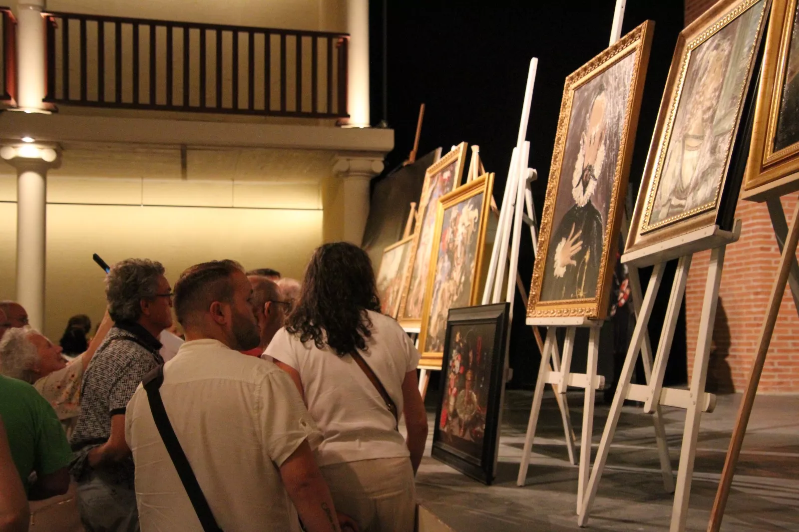 Agustín Lorés en el Corral de Comedias de Robres. Foto Carlos Neofato
