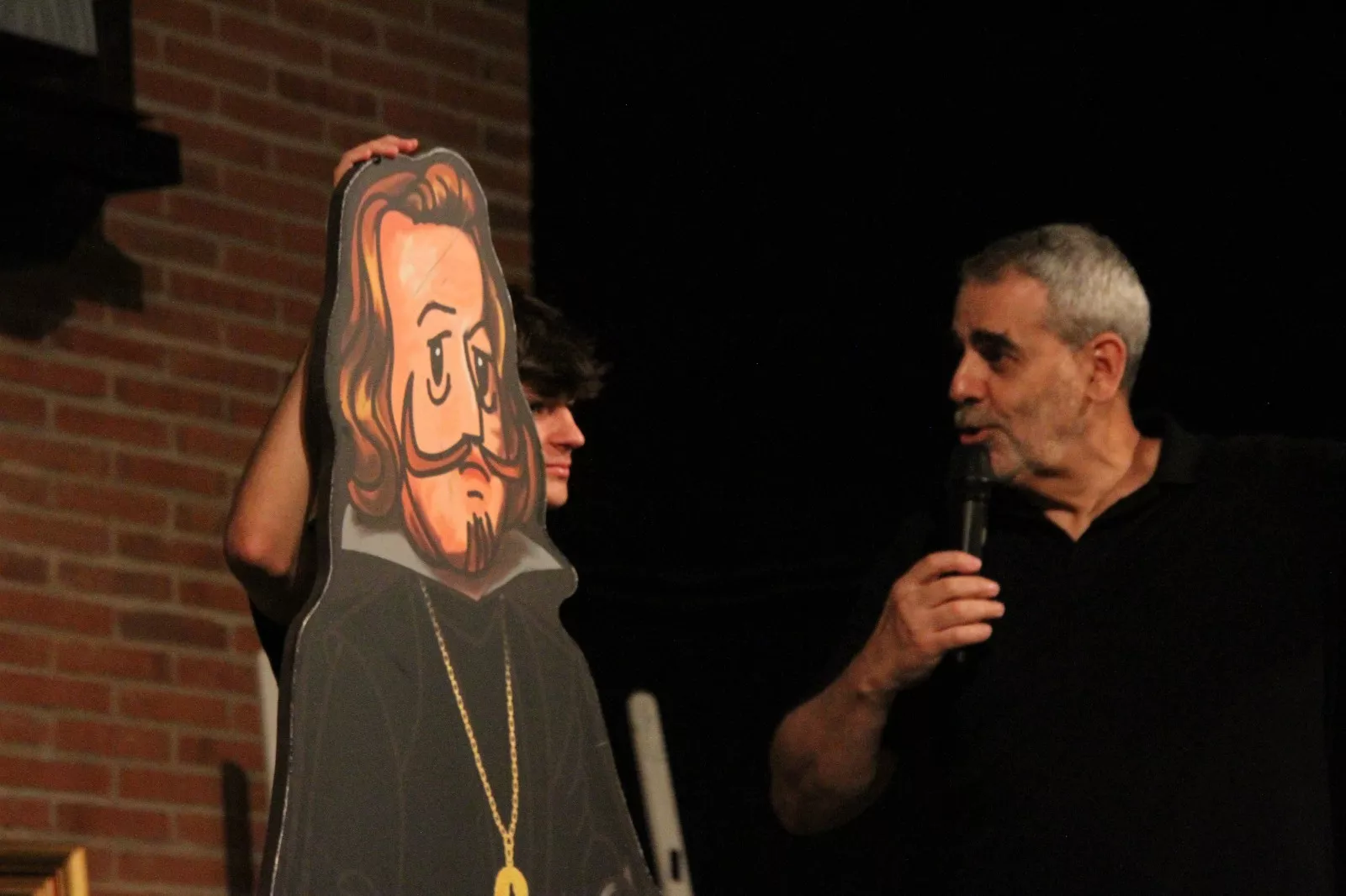 Agustín Lorés en el Corral de Comedias de Robres. Foto Carlos Neofato