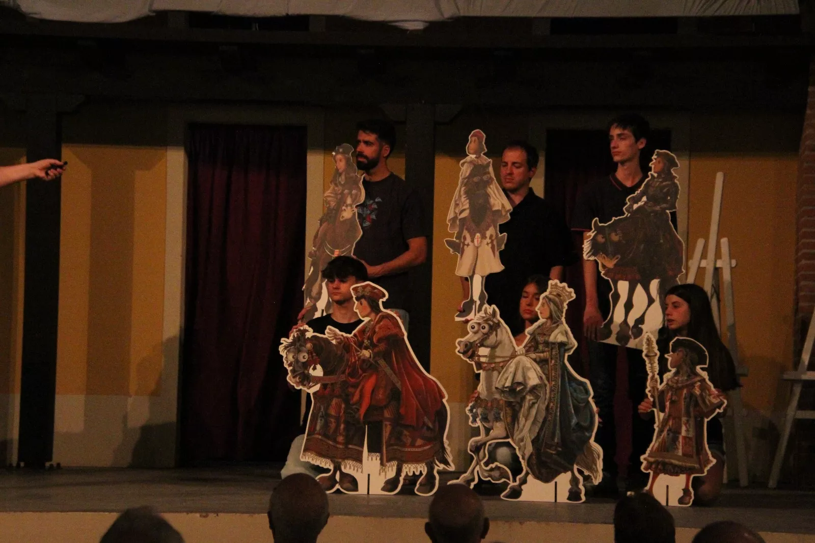 Agustín Lorés en el Corral de Comedias de Robres. Foto Carlos Neofato