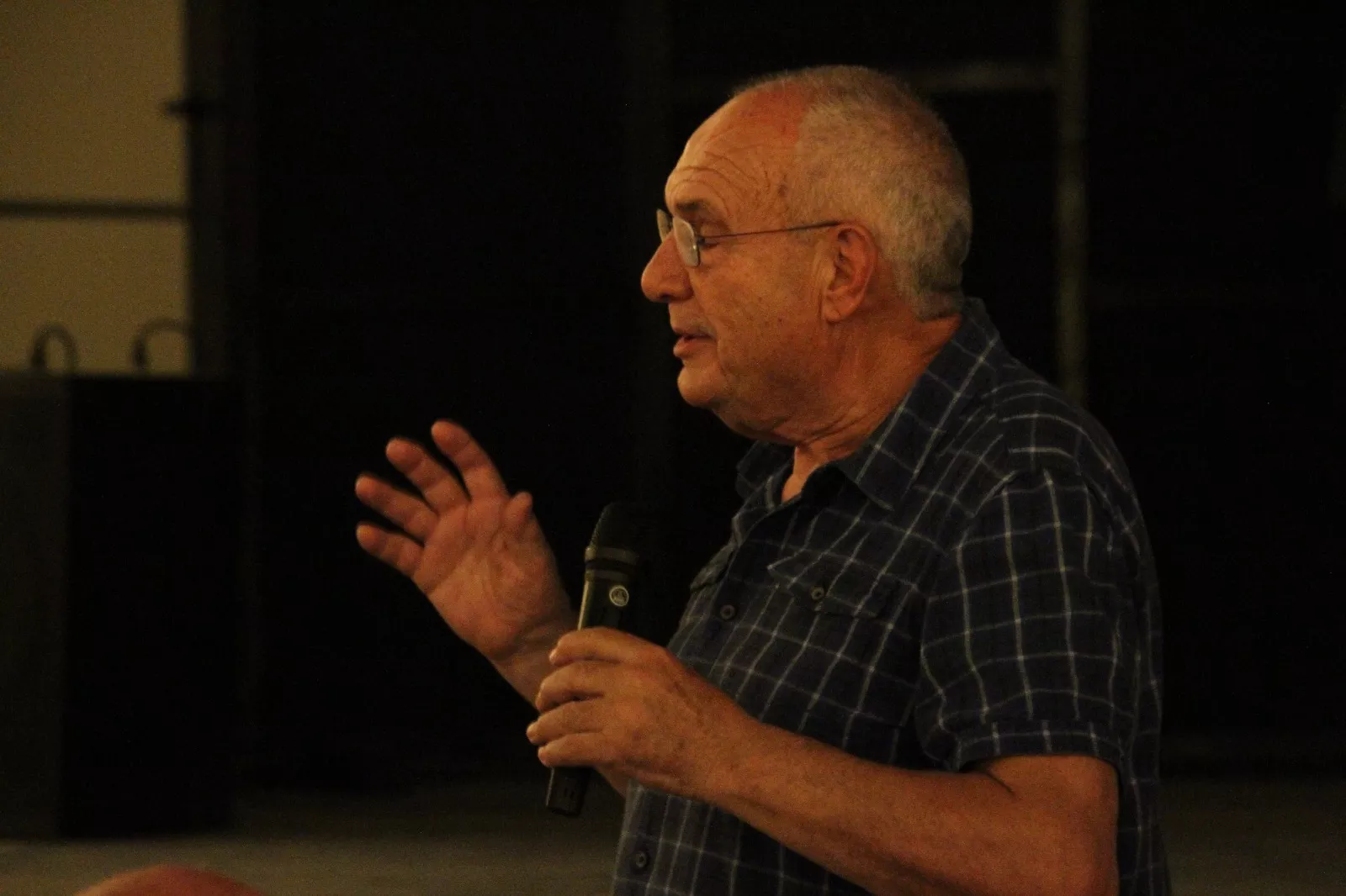 Agustín Lorés en el Corral de Comedias de Robres. Foto Carlos Neofato