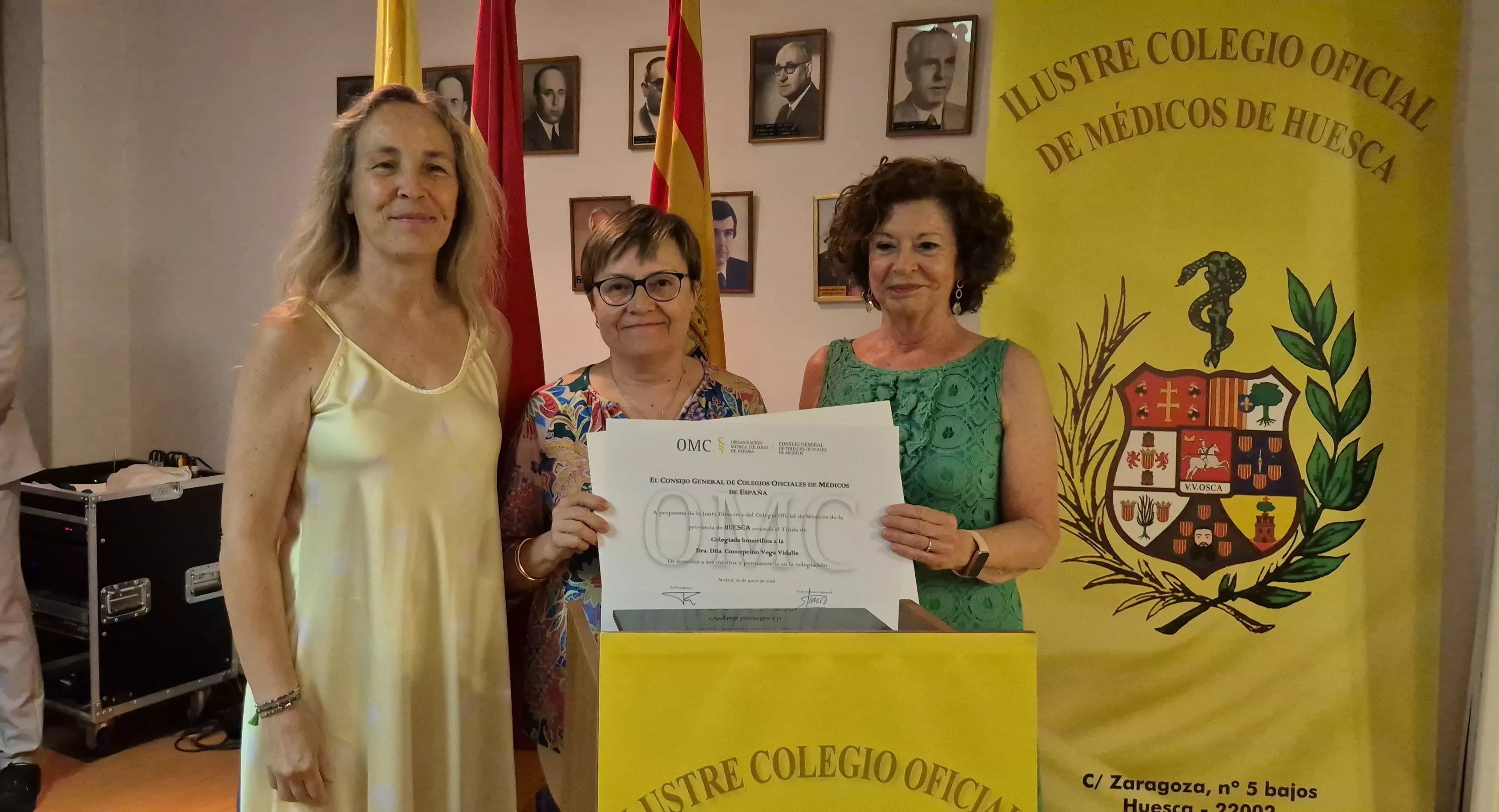 Fiesta del Colegio Oficial de Médicos de Huesca 2026. Foto Myriam Martínez