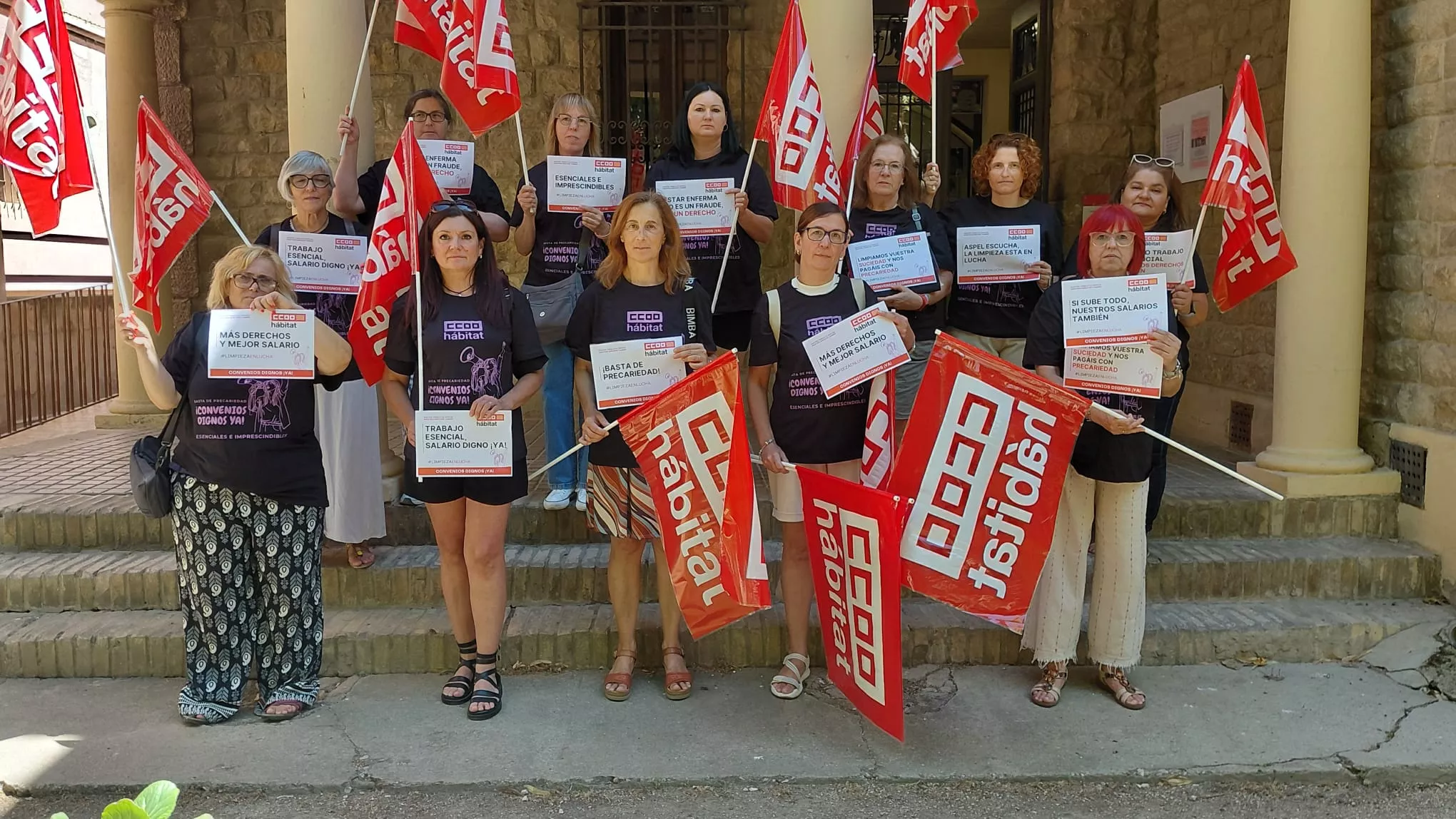 Trabajadoras de la Limpieza en Huesca