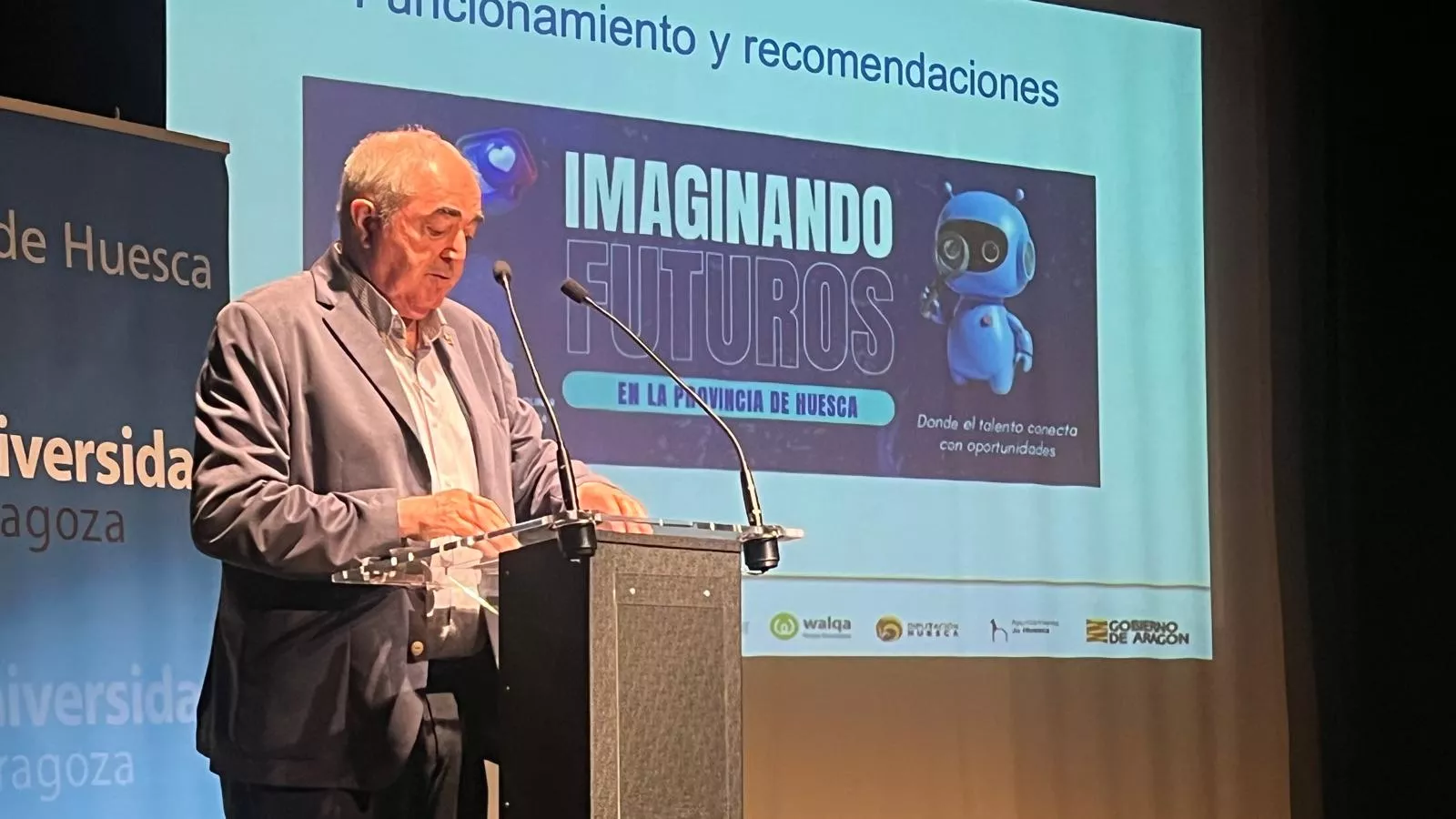 Jornada "Imaginando futuros en la provincia" de la Cámara y la Universidad en Huesca. Foto Mercedes Manterola