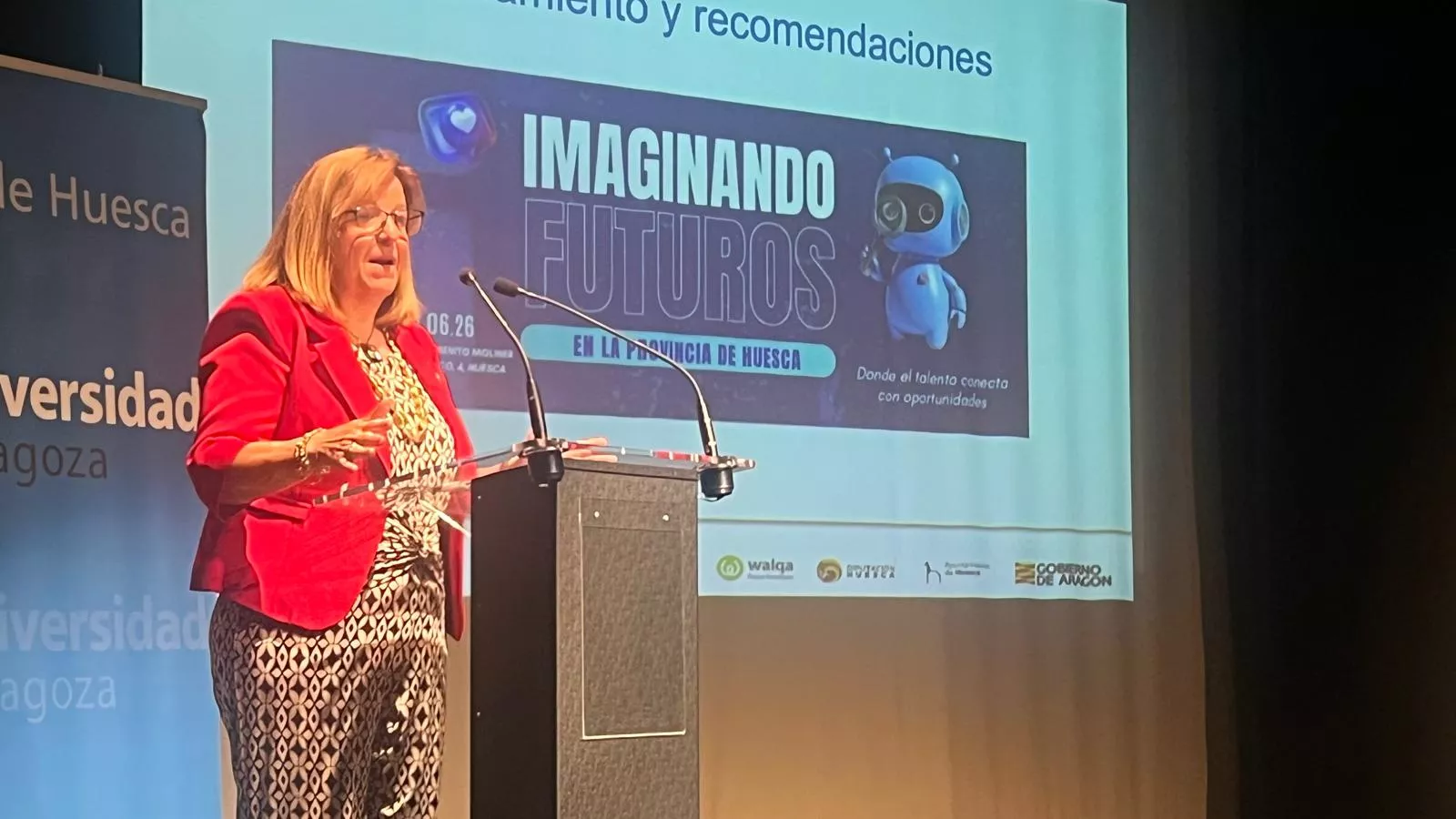 Jornada "Imaginando futuros en la provincia" de la Cámara y la Universidad en Huesca. Foto Mercedes Manterola