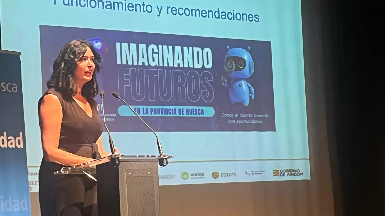 Jornada "Imaginando futuros en la provincia" de la Cámara y la Universidad en Huesca. Foto Mercedes Manterola