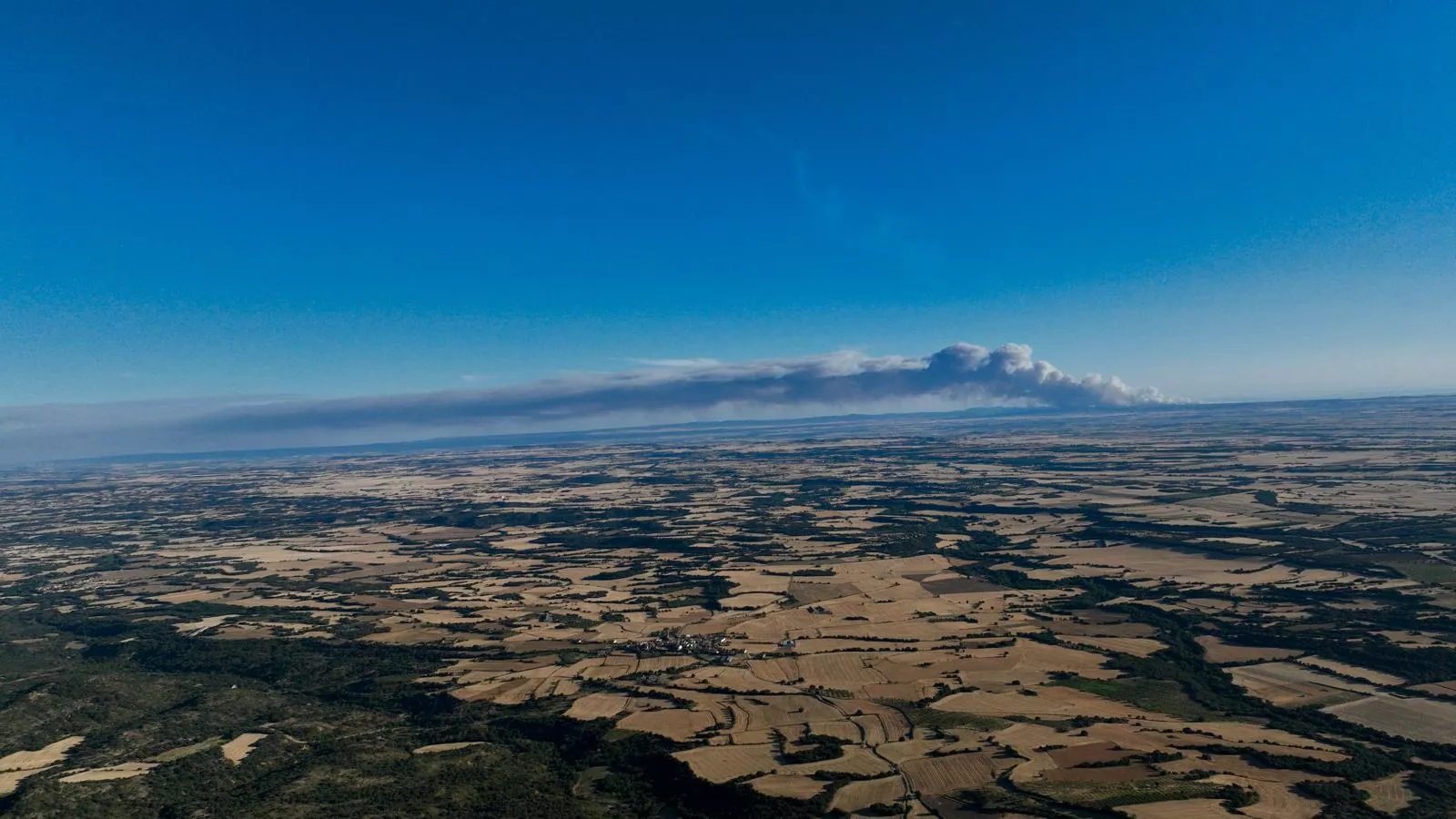 Incendio declarado este martes en la Sierra de Alcubierre