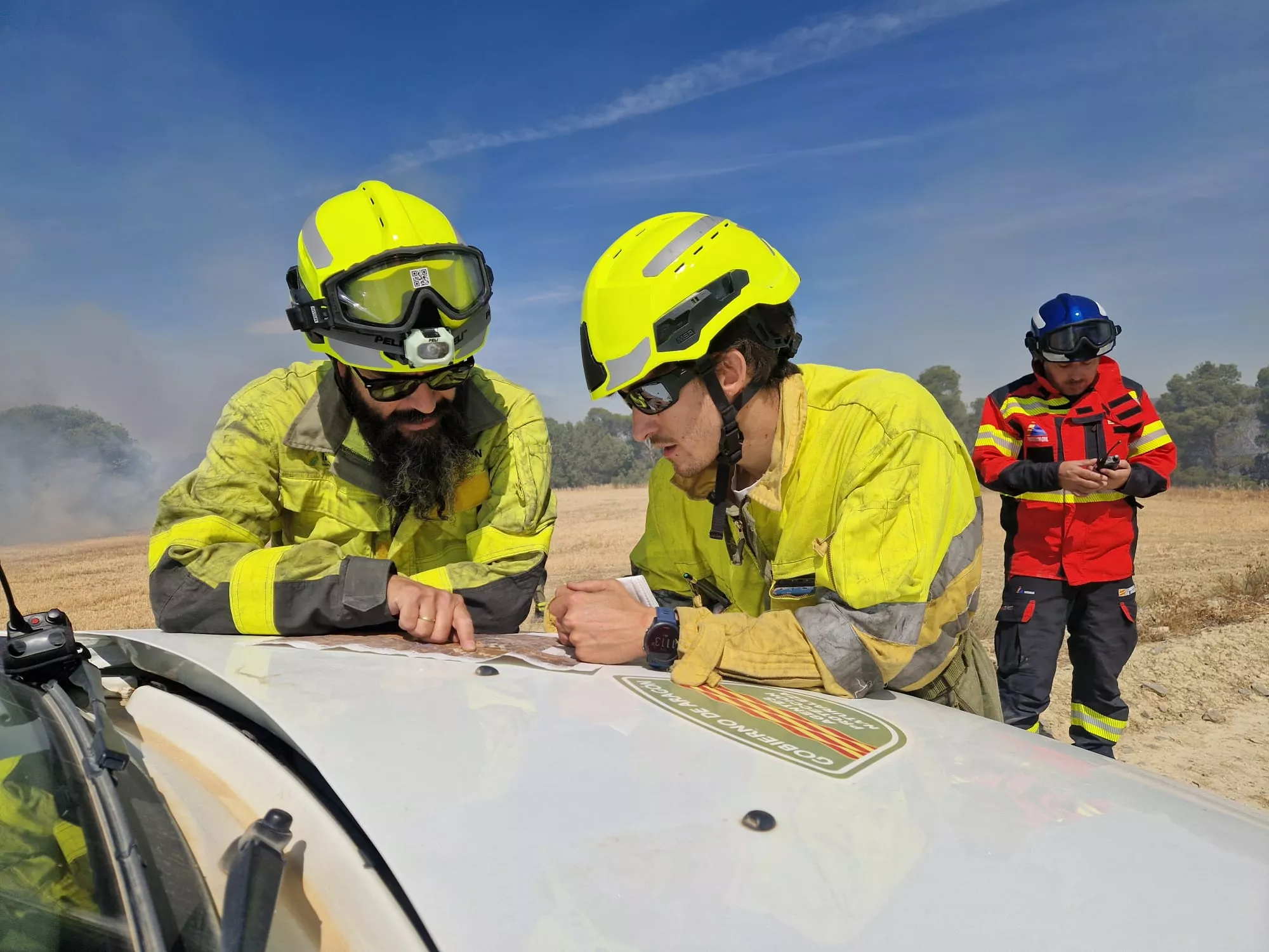 Incendio en la Sierra de Alcubierre
