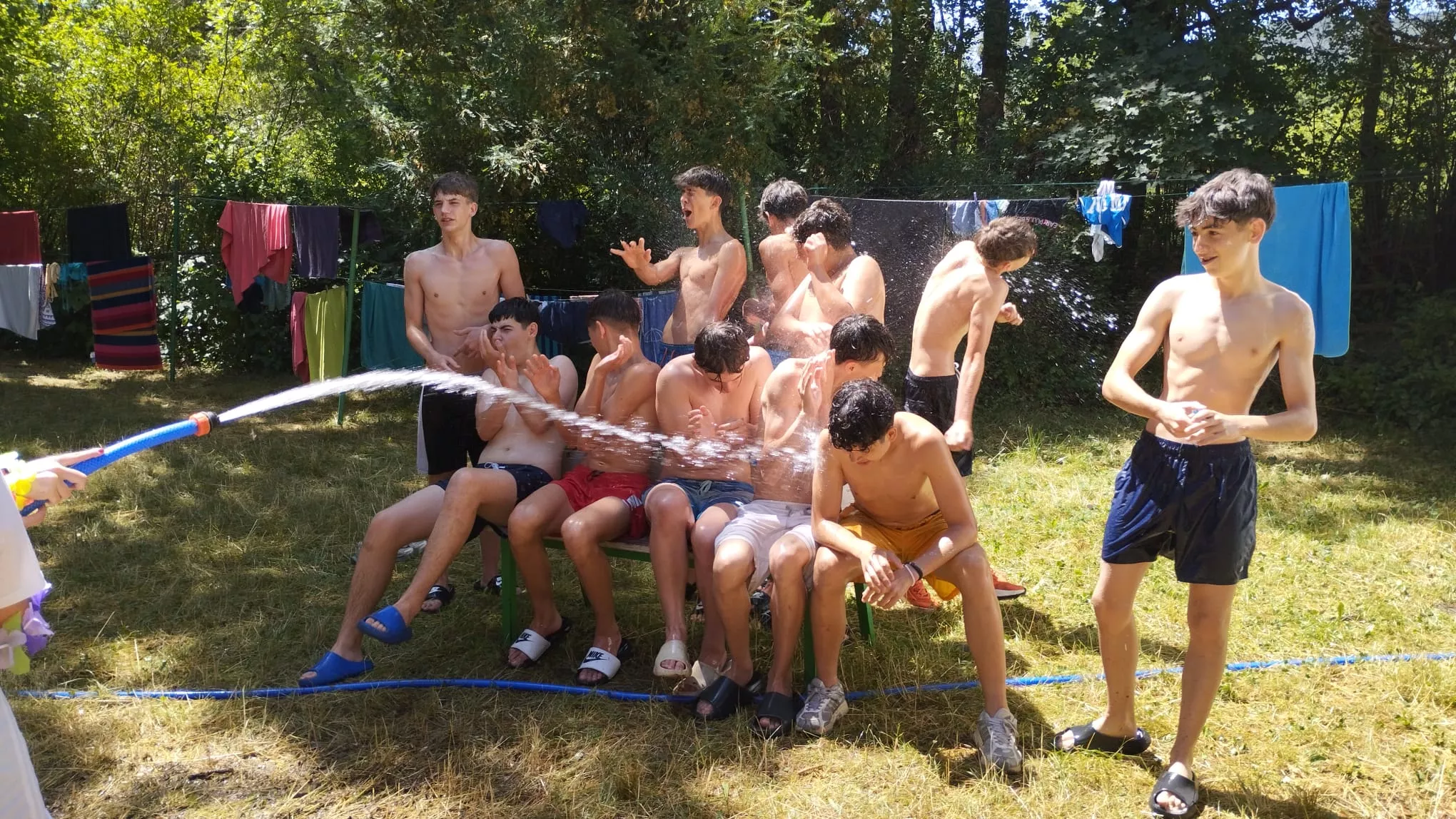 Convivencias del Centro Juvenil Salesiano de Huesca en Villanúa. Foto Centro Juvenil Salesiano