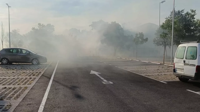 Se ha alertado a los propietarios de tres vehículos pero no ha resultado dañado ninguno.