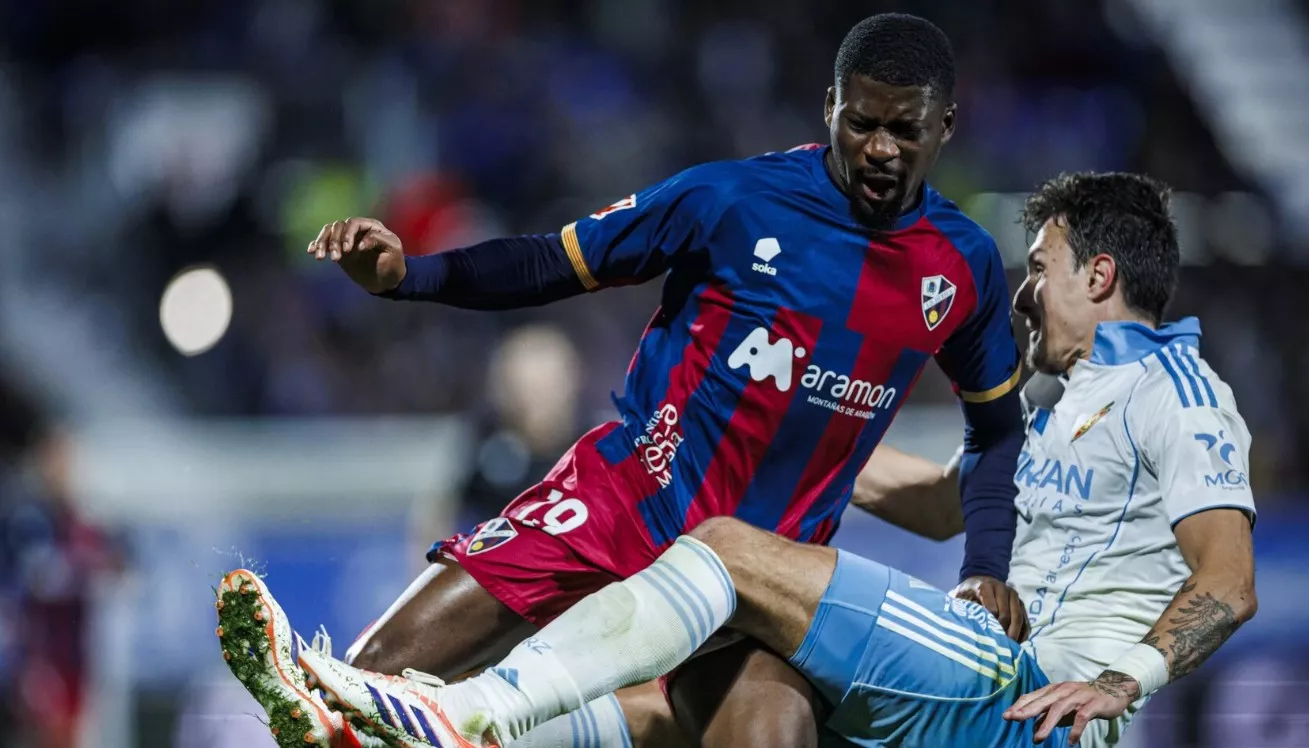 Samuel Ntamack en un partido ante el Zaragoza