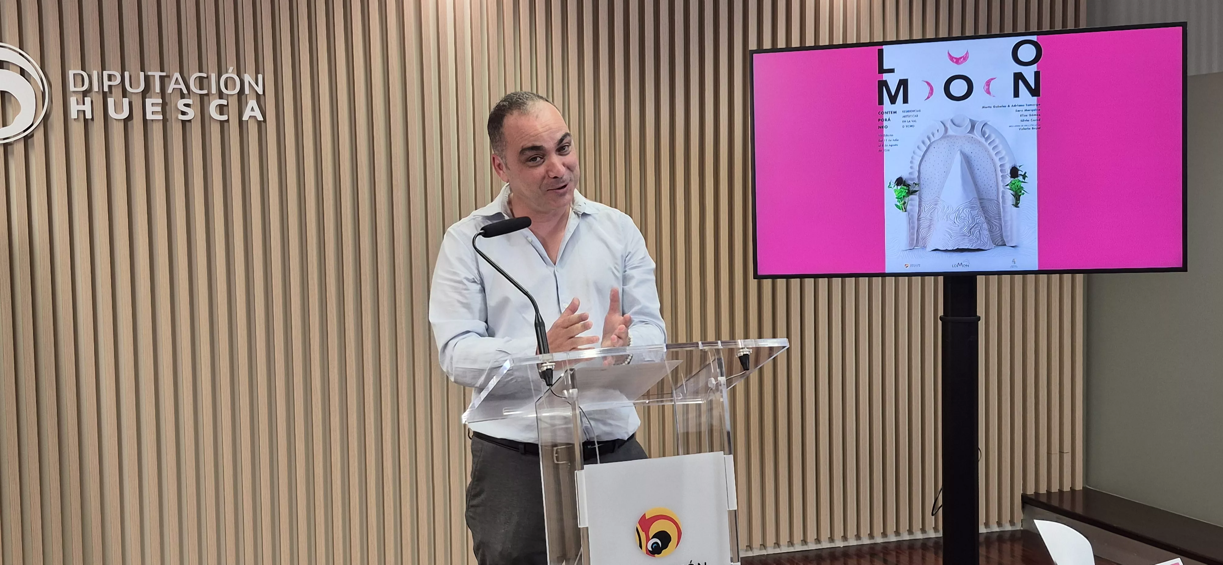 Carlos Sampériz. Presentación de Lo Mon Contemporáneo 2026. Foto Myriam Martínez