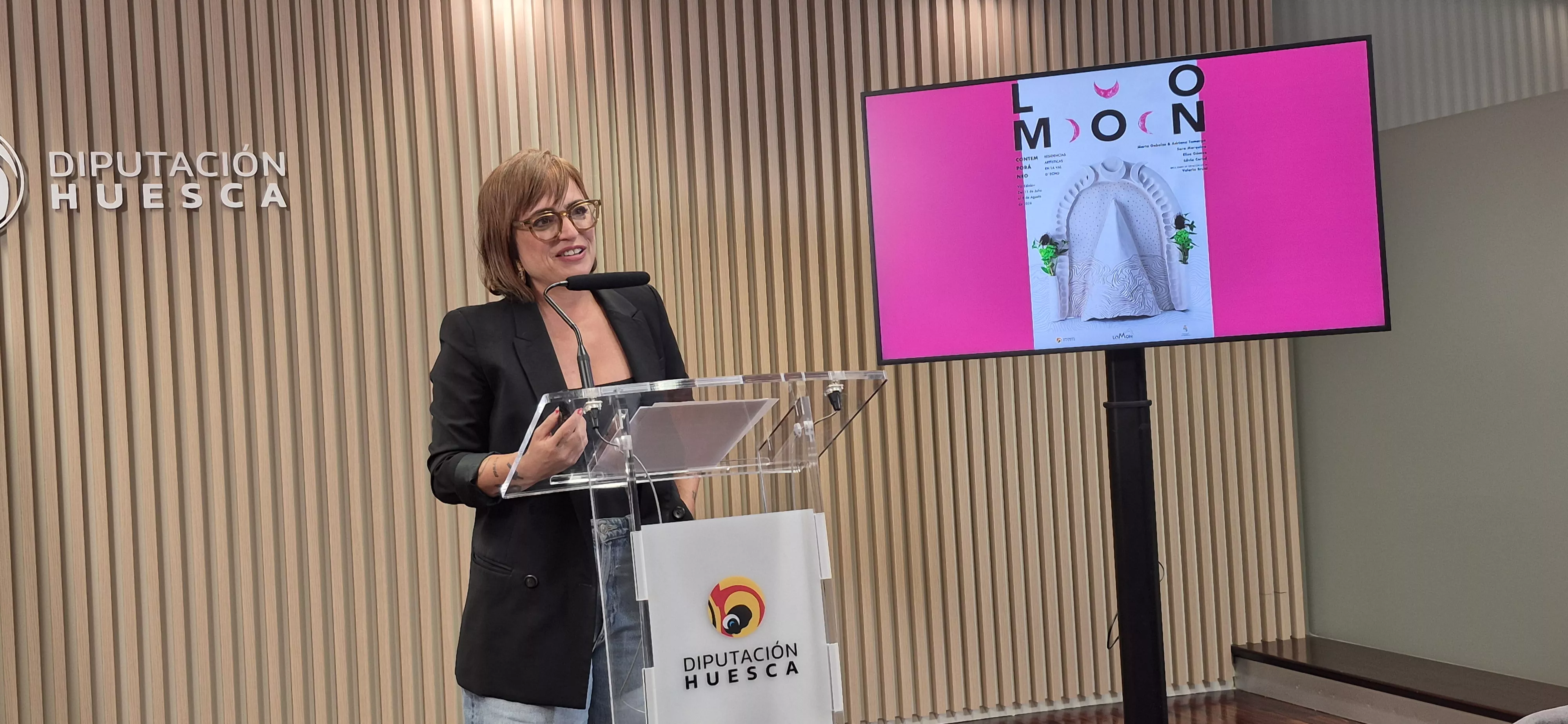 Elena López. Presentación de Lo Mon Contemporáneo 2026. Foto Myriam Martínez