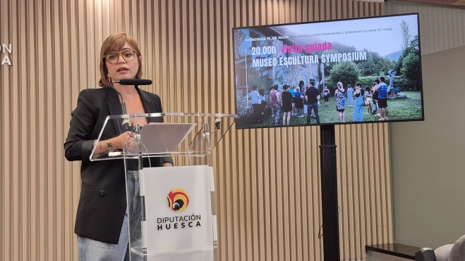 Elena López. Presentación de Lo Mon Contemporáneo 2026. Foto Myriam Martínez