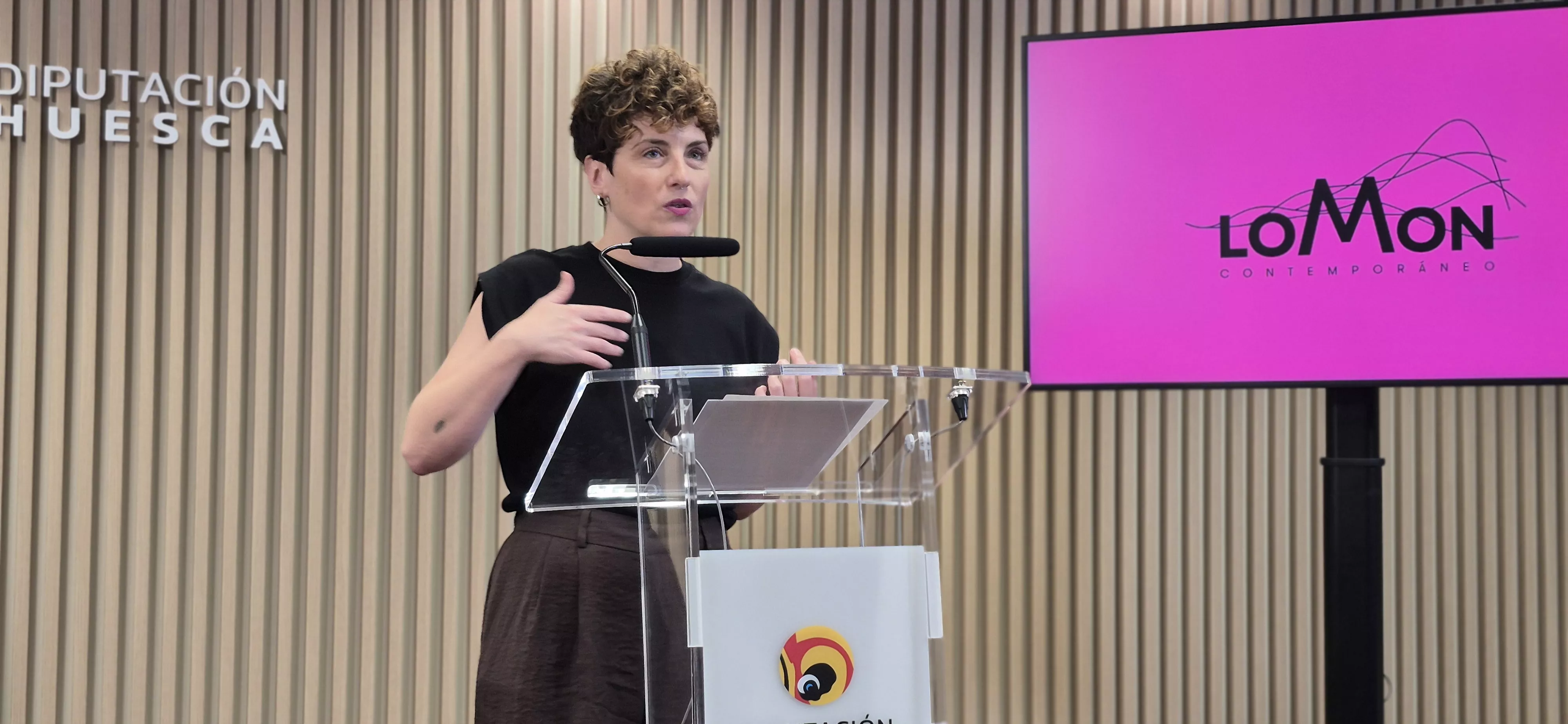 Sara Marquina. Presentación de Lo Mon Contemporáneo 2026. Foto Myriam Martínez