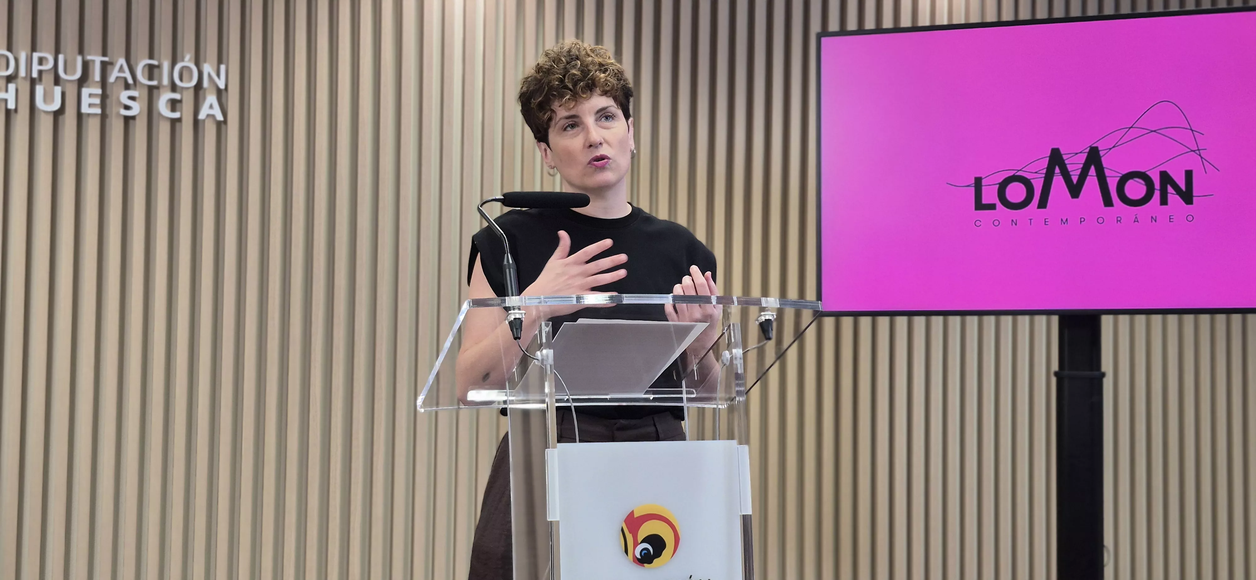 Sara Marquina. Presentación de Lo Mon Contemporáneo 2026. Foto Myriam Martínez