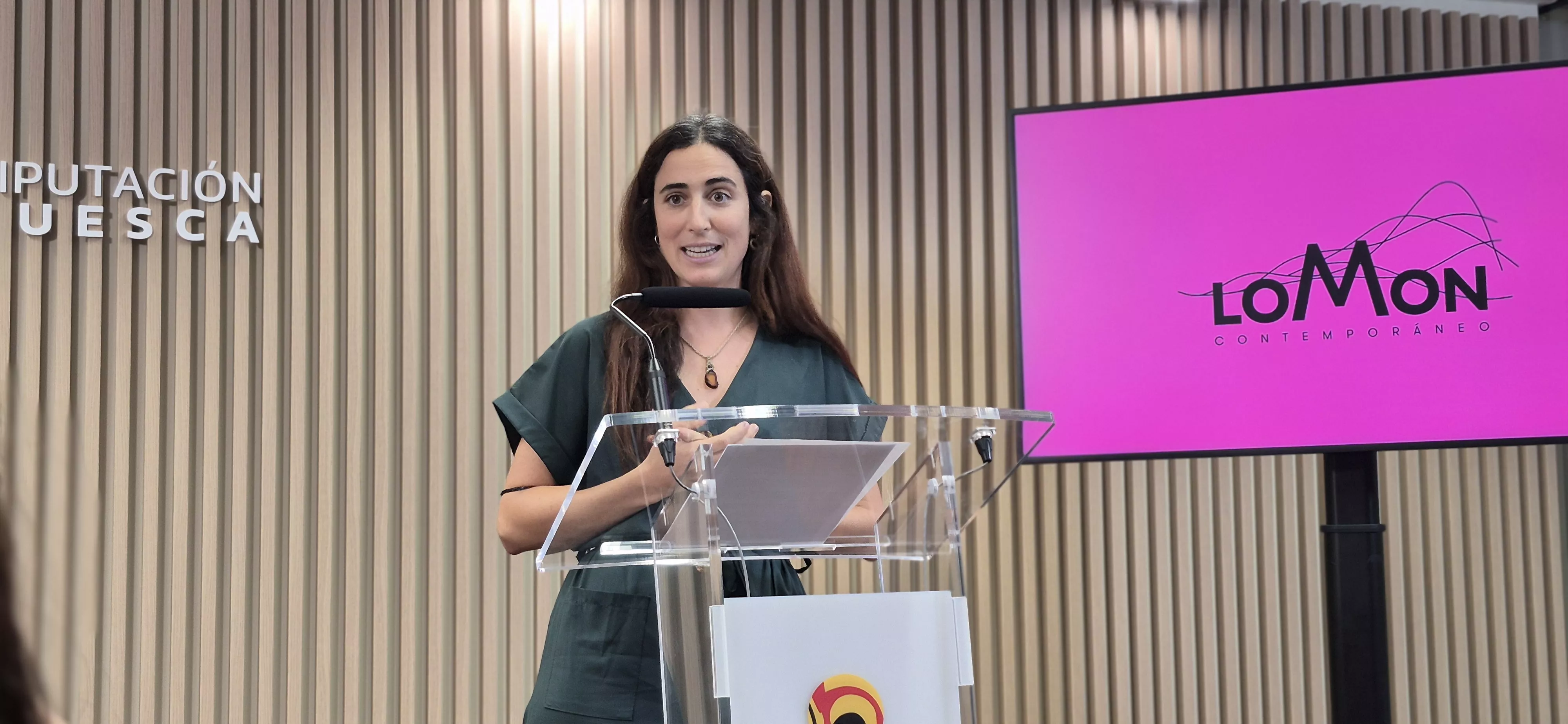 Marta Gabelas. Presentación de Lo Mon Contemporáneo 2026. Foto Myriam Martínez