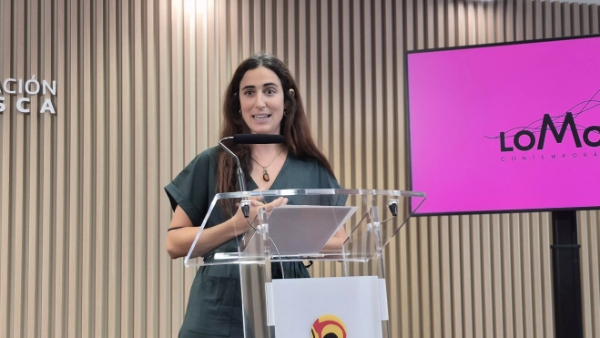 Marta Gabelas. Presentación de Lo Mon Contemporáneo 2026. Foto Myriam Martínez