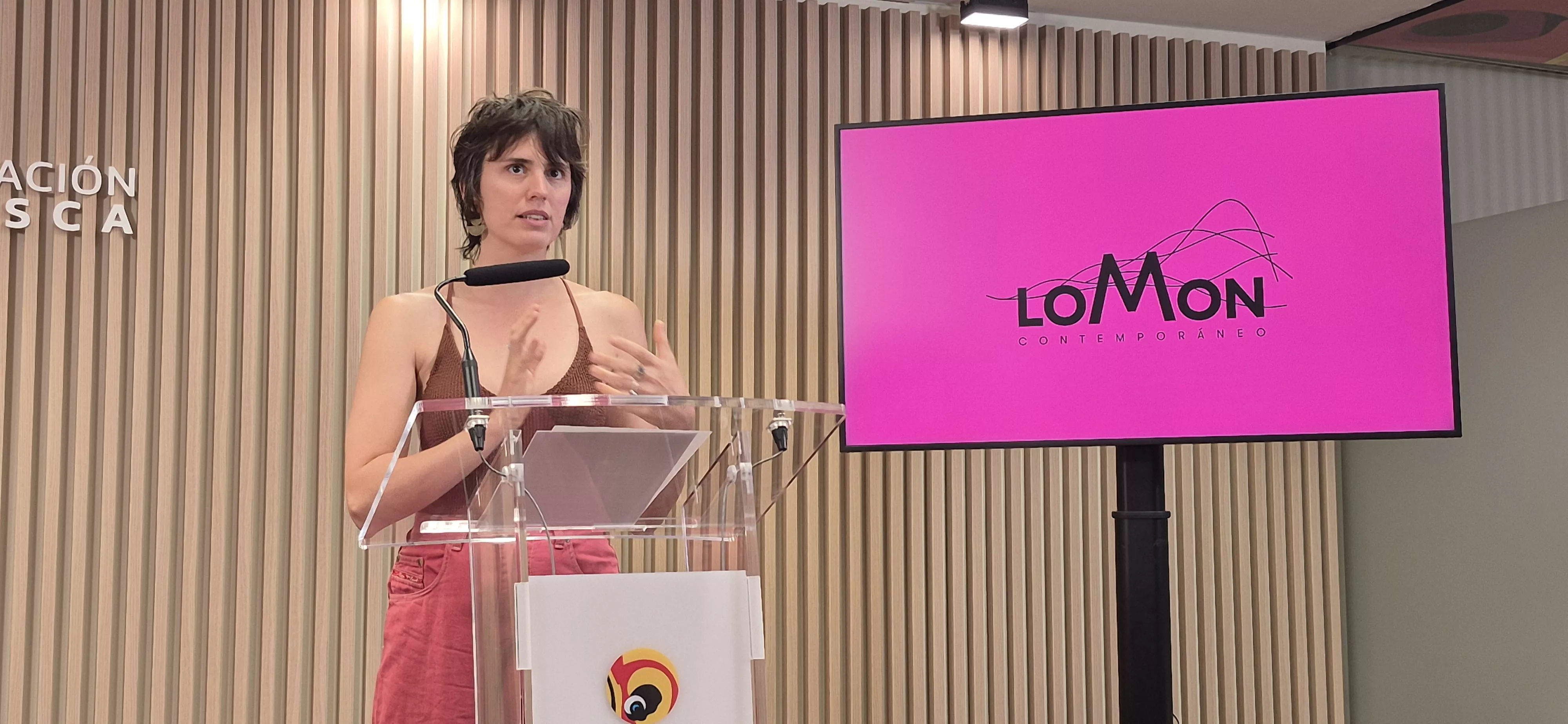 Silvia Cored. Presentación de Lo Mon Contemporáneo 2026. Foto Myriam Martínez