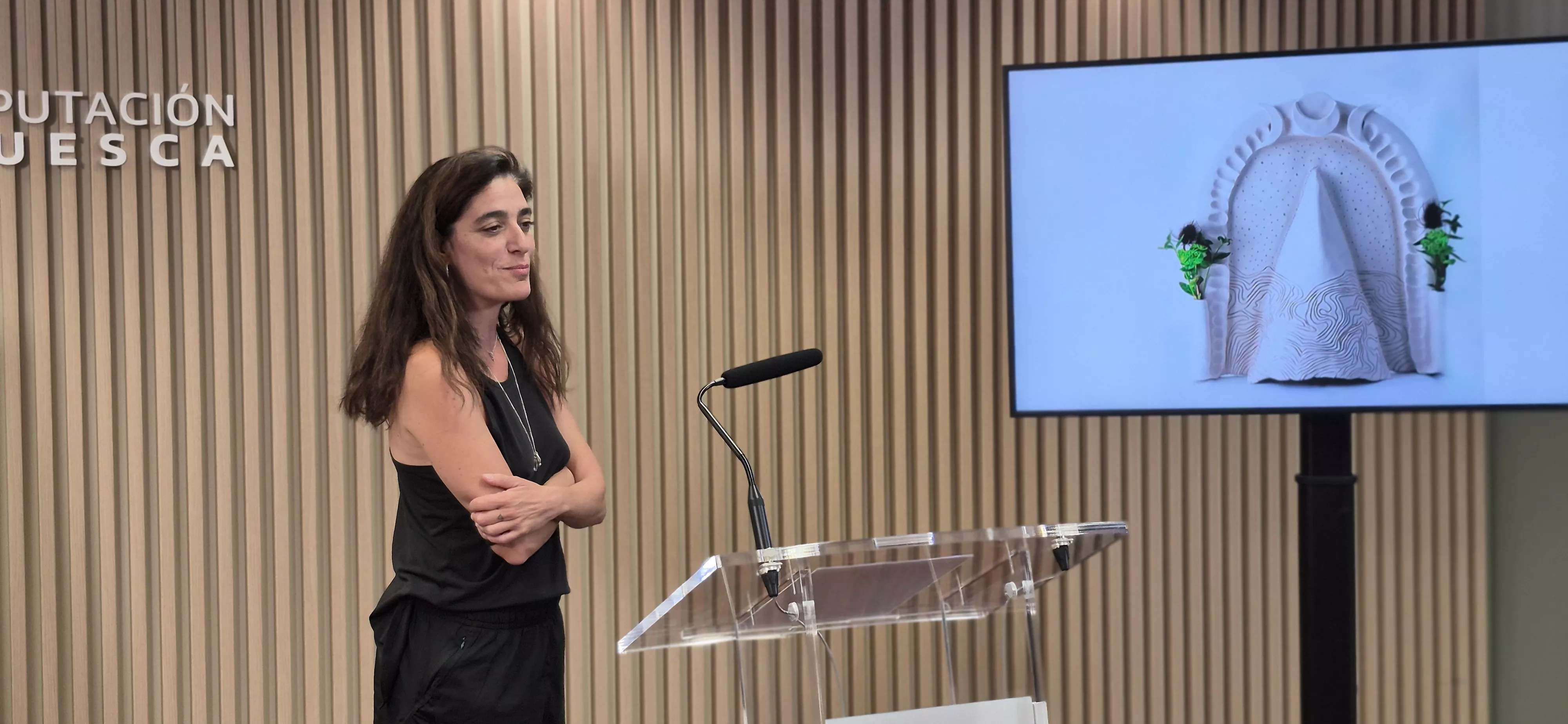 Pilar África García. Presentación de Lo Mon Contemporáneo 2026. Foto Myriam Martínez