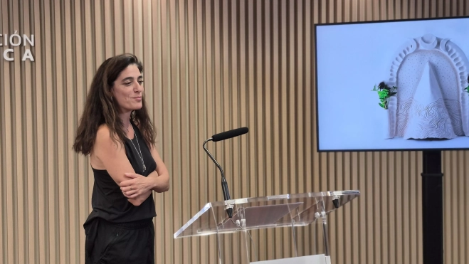 Pilar África García. Presentación de Lo Mon Contemporáneo 2026. Foto Myriam Martínez