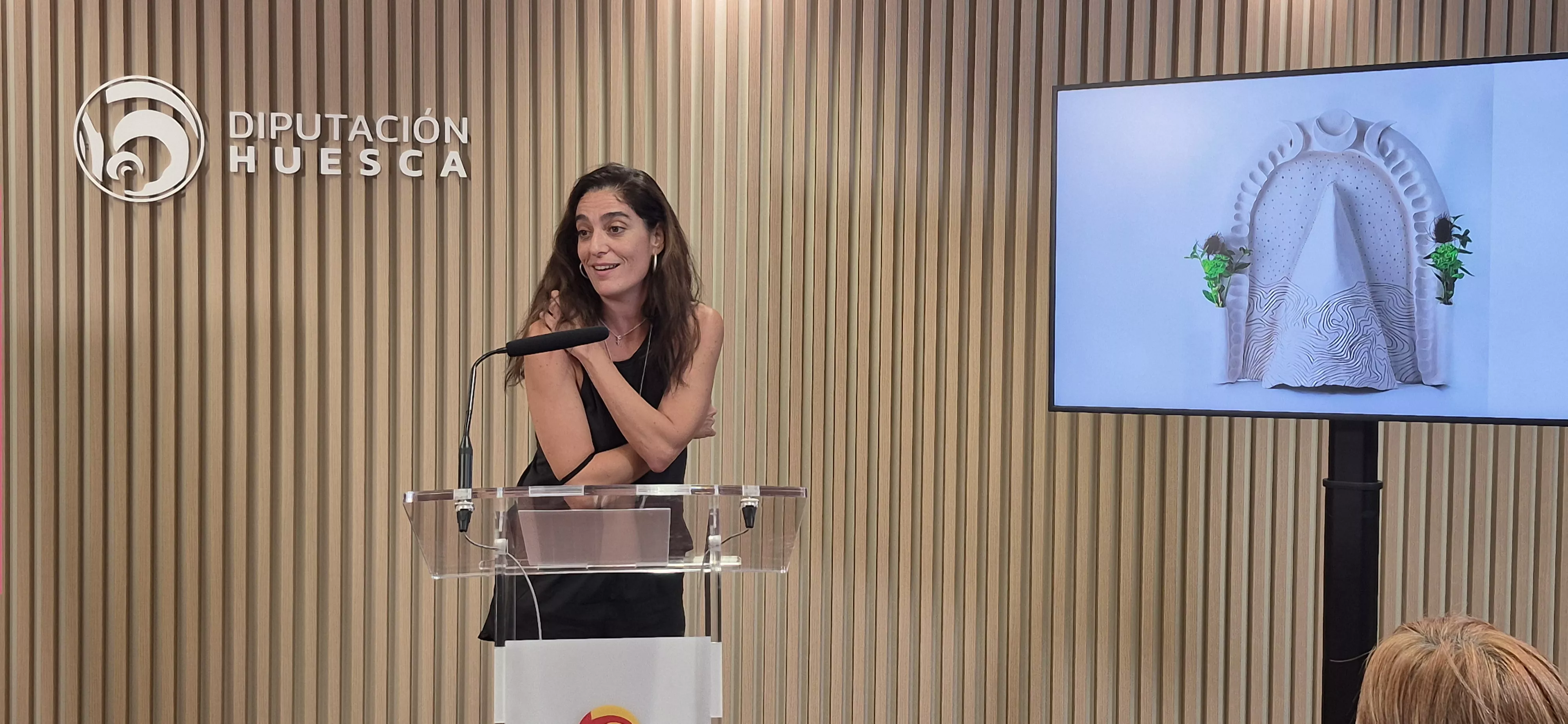 Pilar África García. Presentación de Lo Mon Contemporáneo 2026. Foto Myriam Martínez