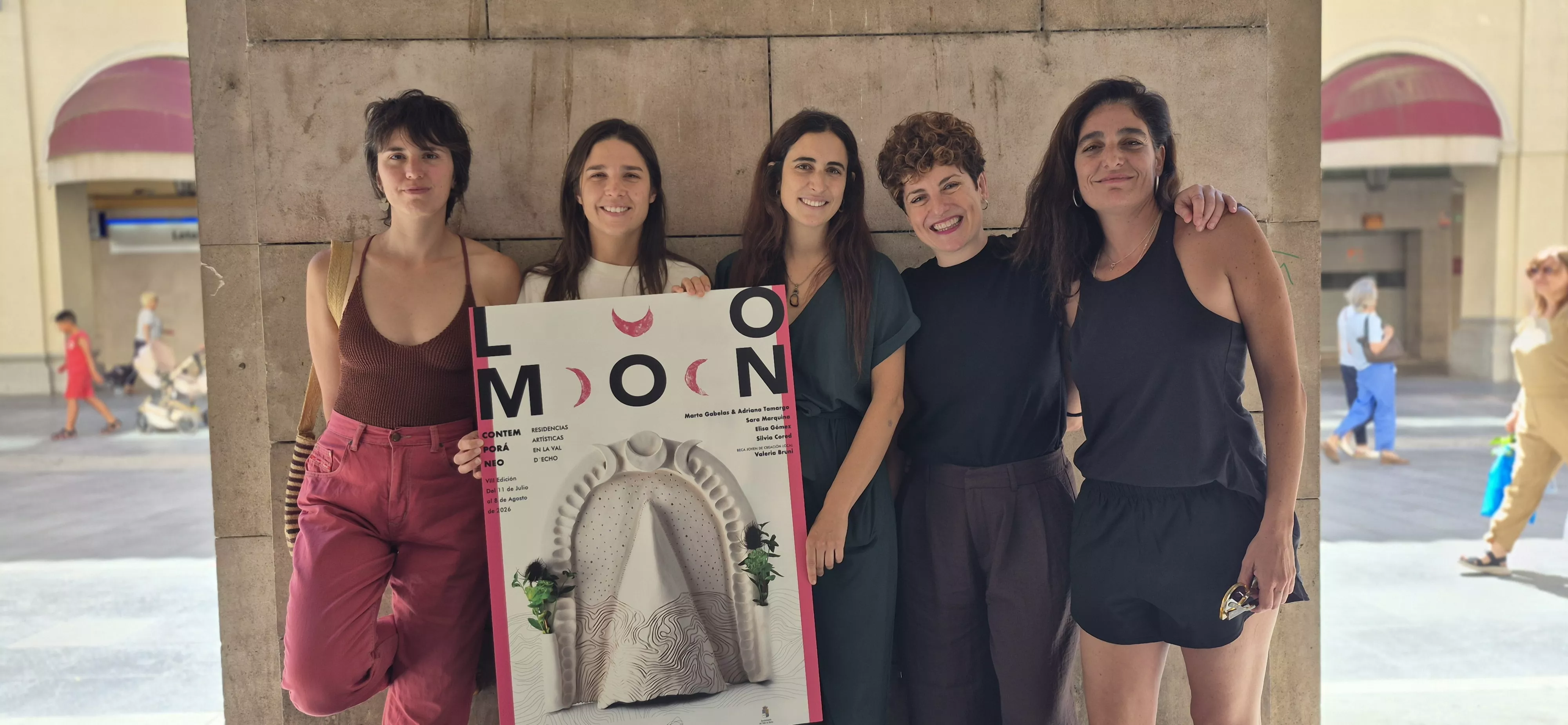 Silvia Cored, Valeria Bruni, Marta Gabelas, Marta Gabás y Pilar África García. Foto Myriam Martínez