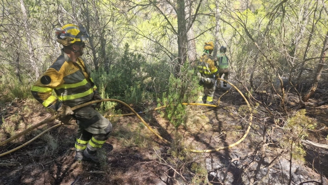 Operativo en la zona de Leciñena Operativo en la zona de Leciñena