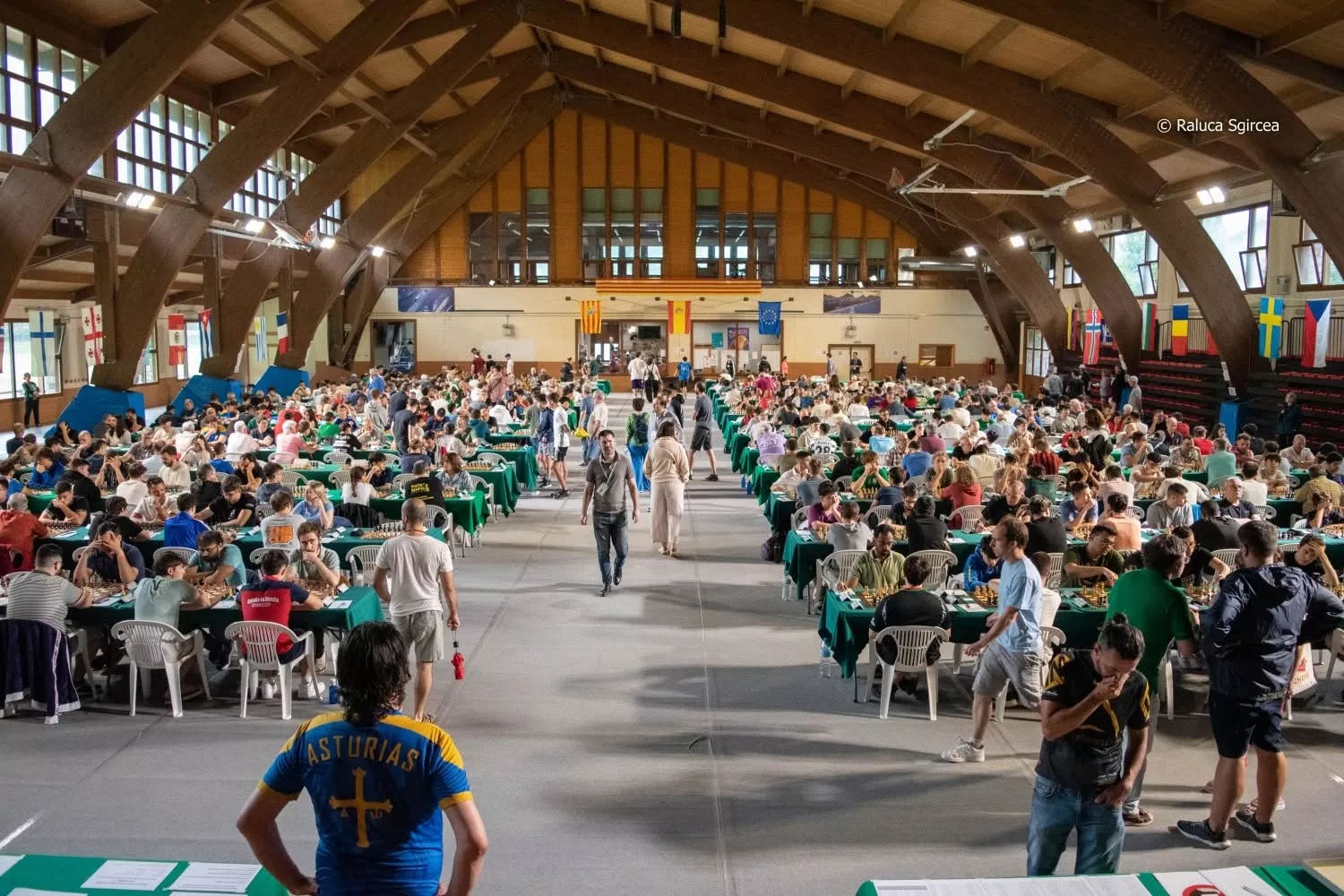 El pabellón polideportivo de Benasque va a ser el escenario de la competición.