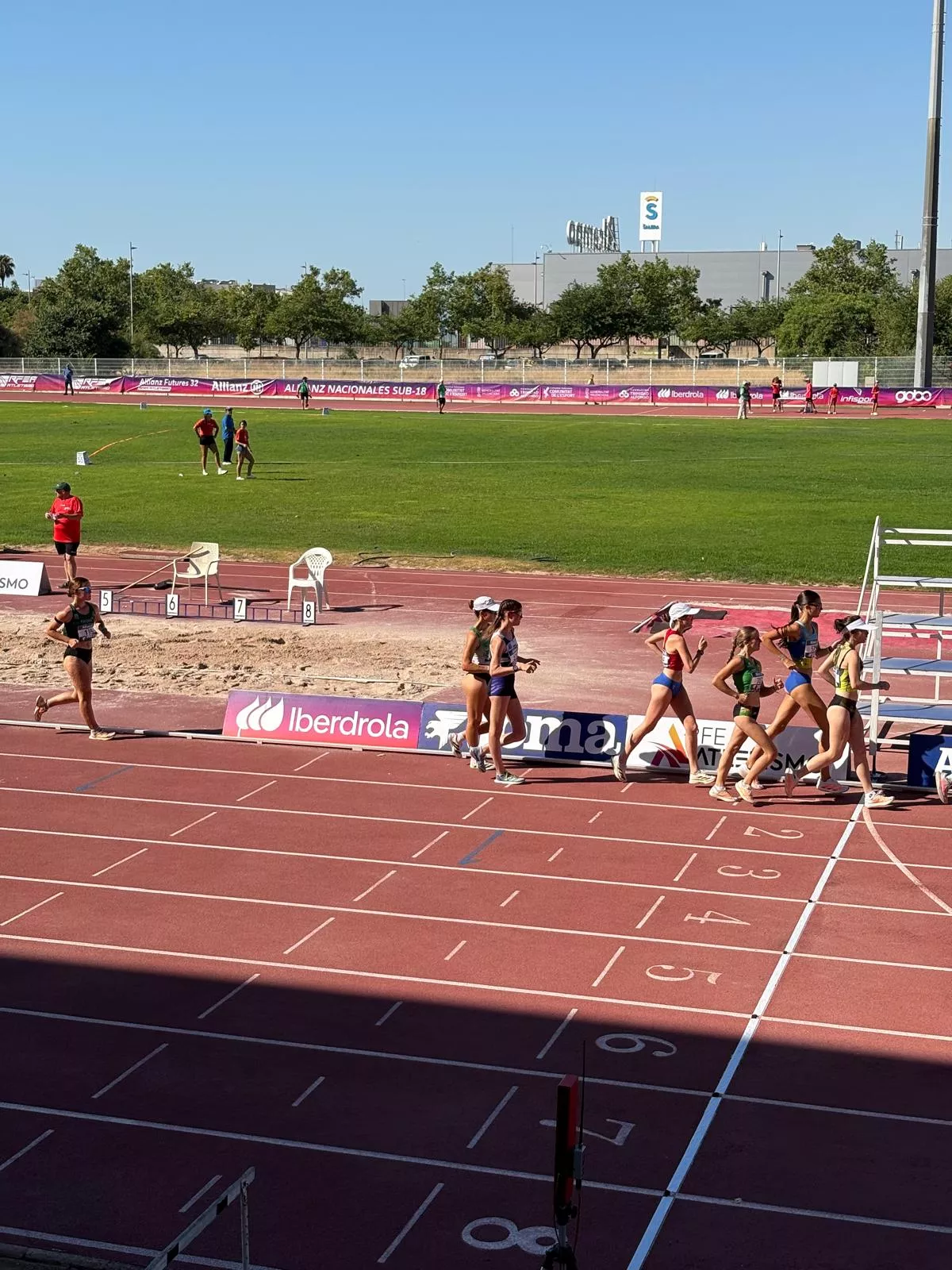 Greta Jarne en el 5.000 marcha