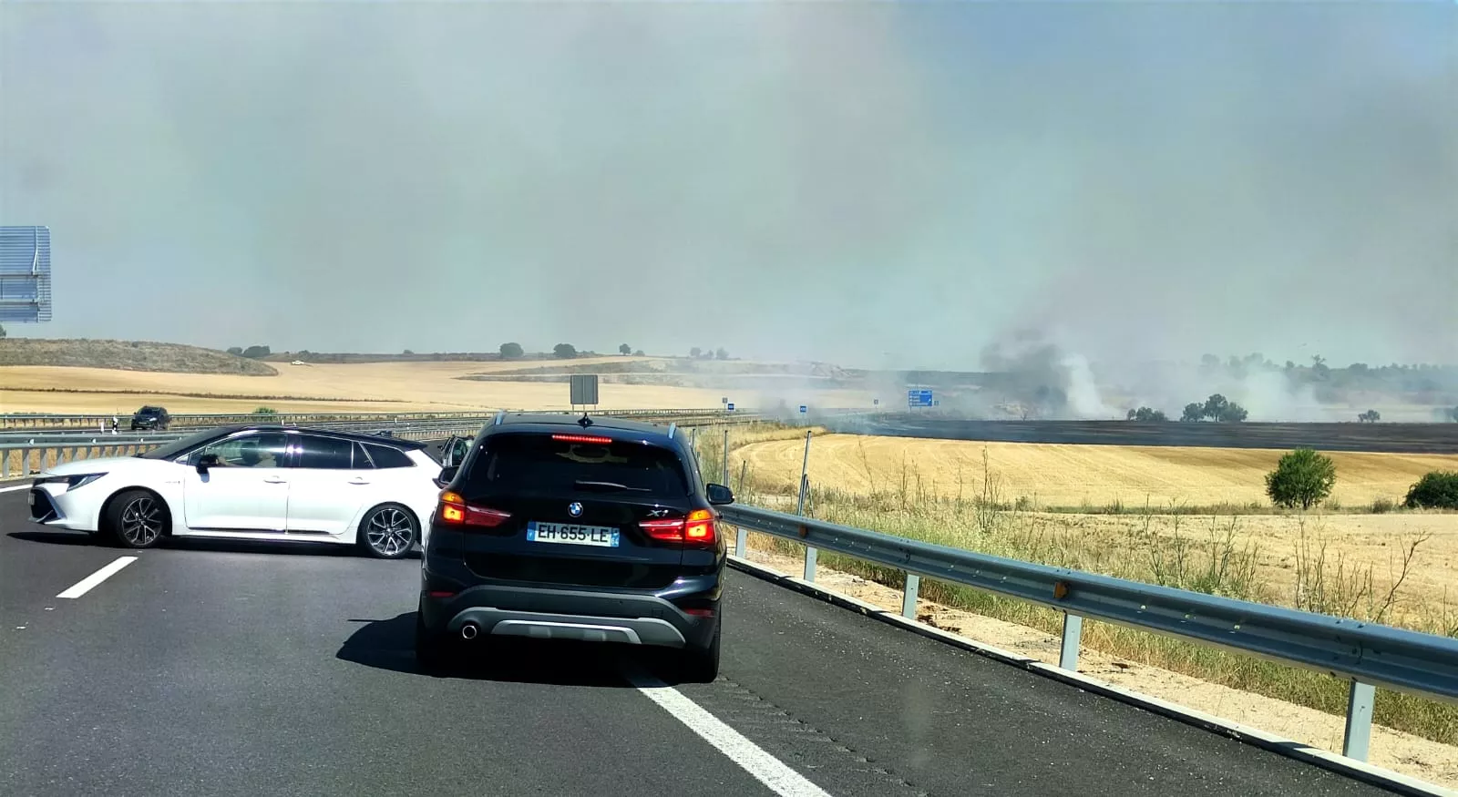 Incendios den Loporzano y Loma Verde.