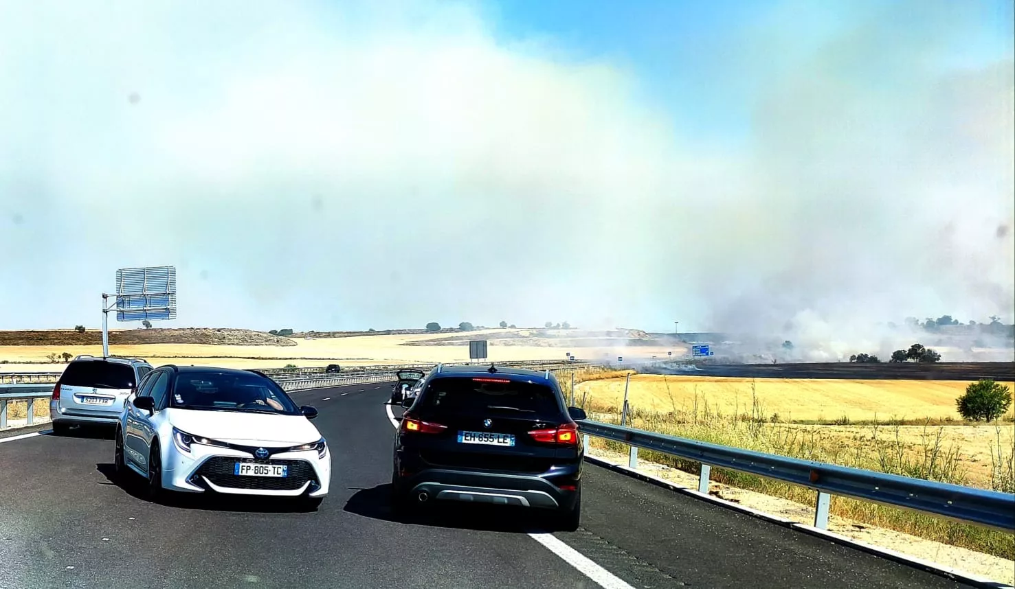 Incendios den Loporzano y Loma Verde.