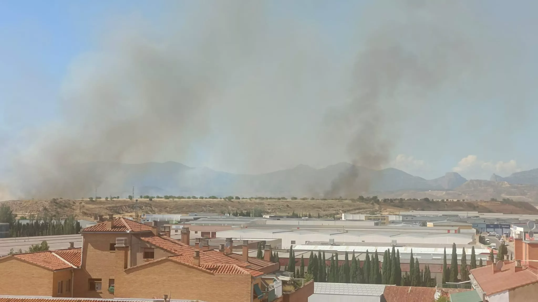 Incendios den Loporzano y Loma Verde.