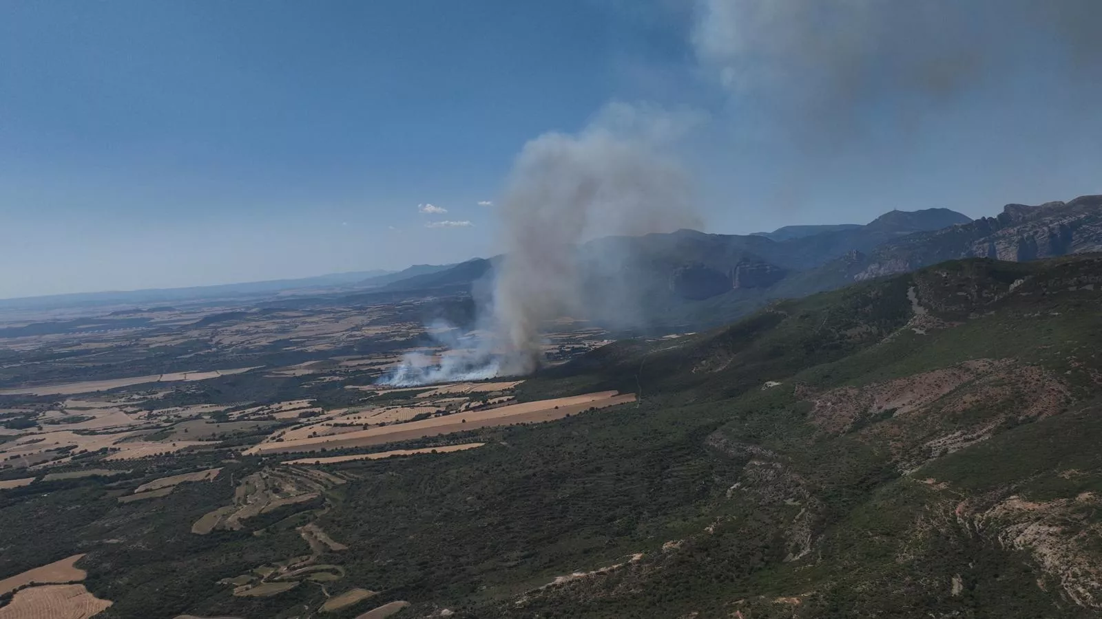 Incendios den Loporzano y Loma Verde.