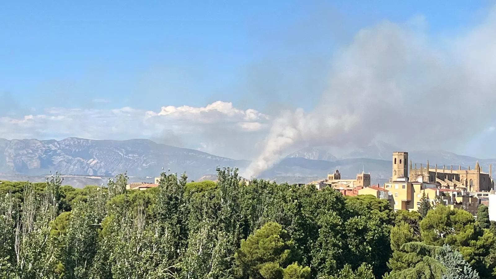 Incendios den Loporzano y Loma Verde.